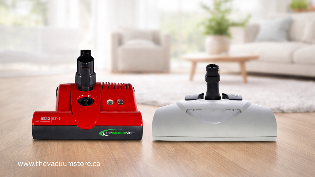 central vacuum power heads