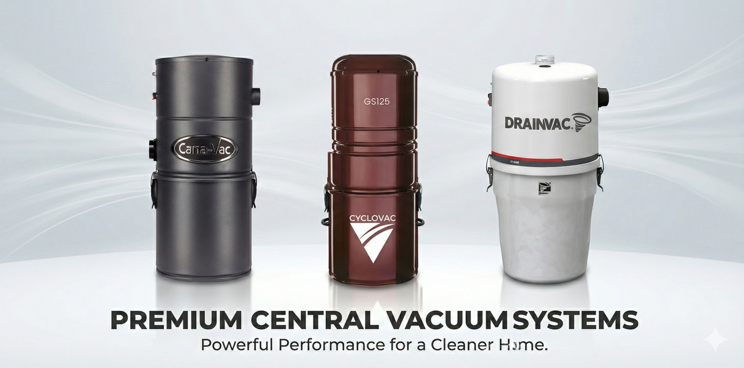 Central Vacuum Power Units