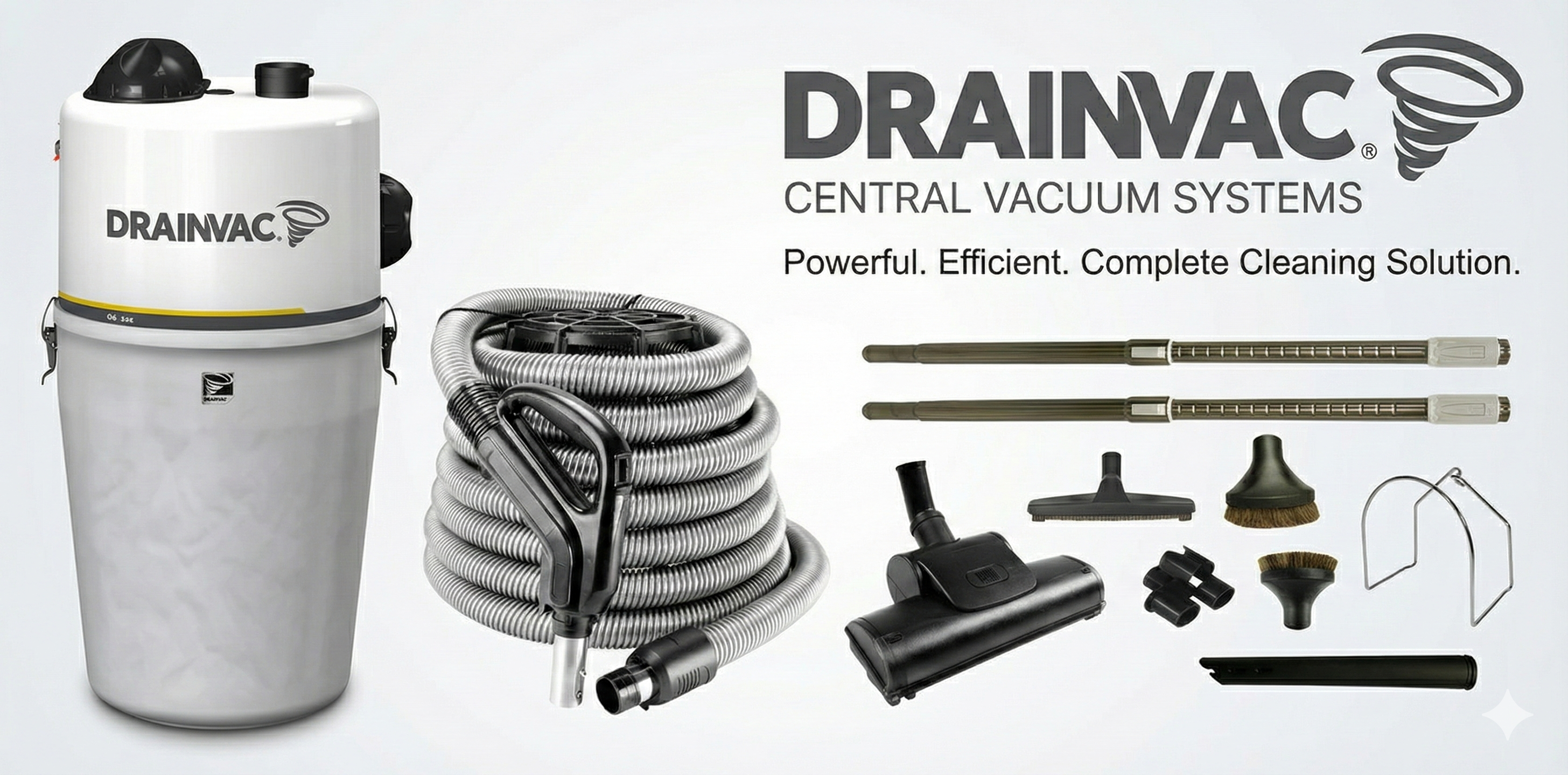 DrainVac G2-2X5 Central Vacuum Cleaner