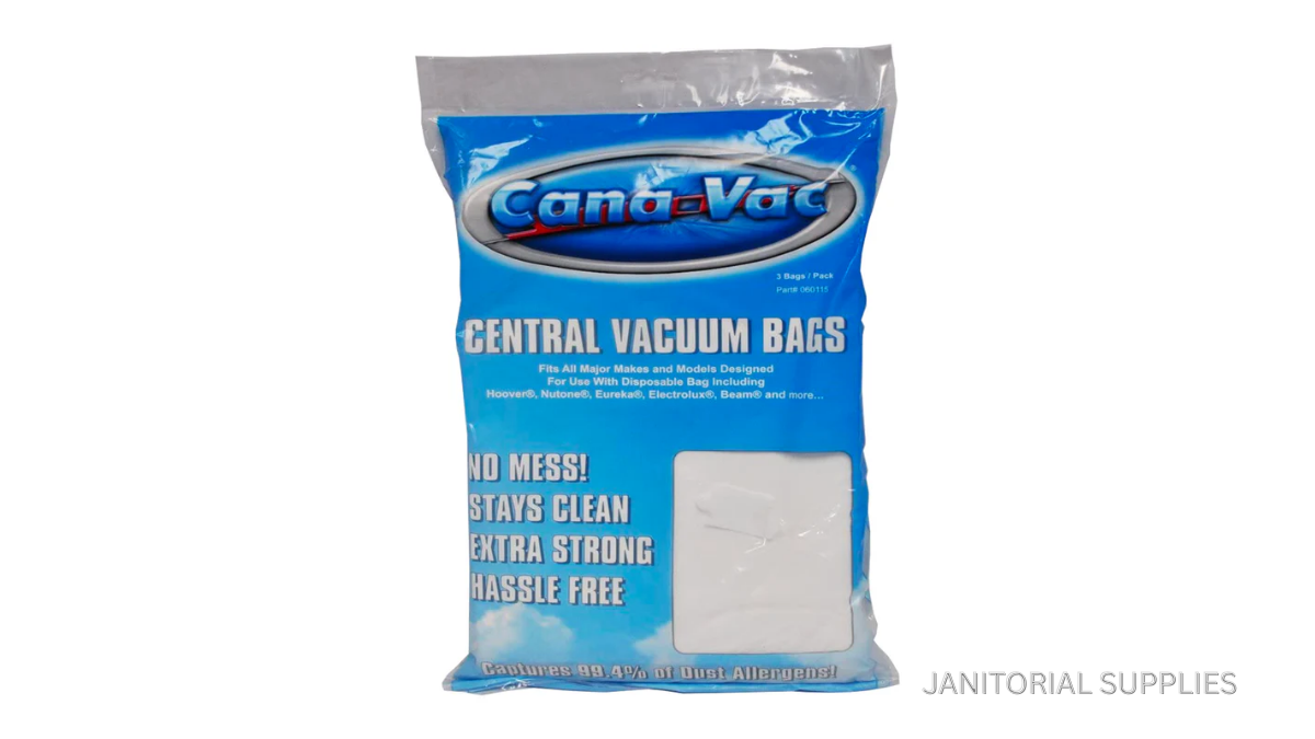 How Cana-Vac Allerex Central Vacuum Bags Improve Air Quality in Janitorial Supplies Use