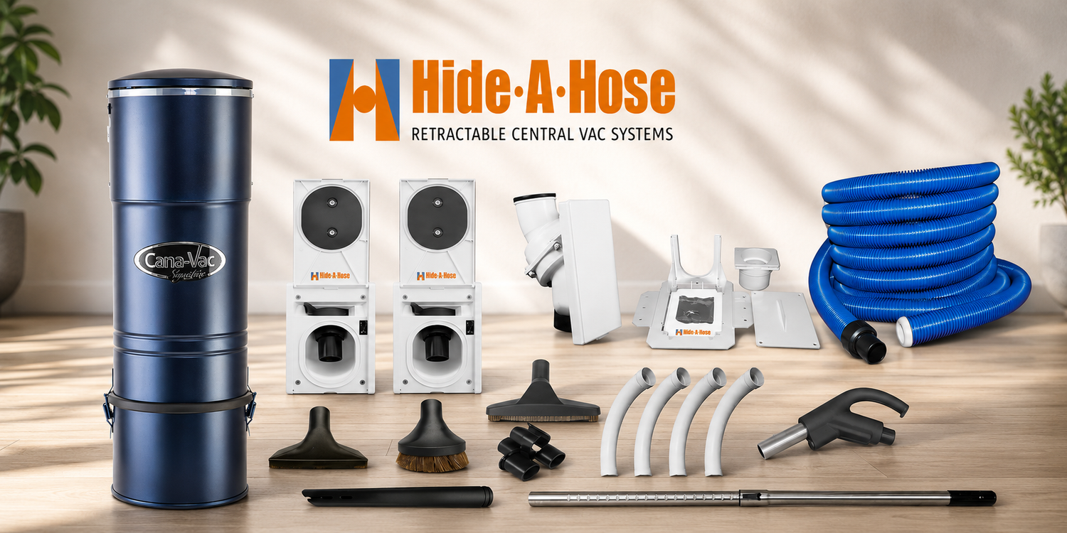 Retractable Central Vacuum Hose