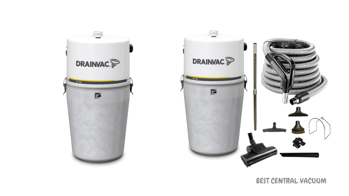 DrainVac Generation 2 Central Vacuum (800 Air Watts) – The Best Central Vacuum Unit for Modern Homes