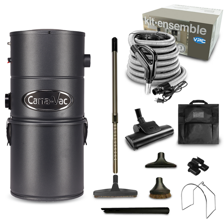 CanaVac ACAN70A Central Vacuum with Air Driven Turbine and Standard Air Package