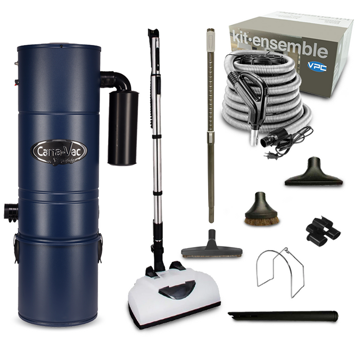CanaVac LS590 Signature Series Central Vacuum with Deluxe Electric Package