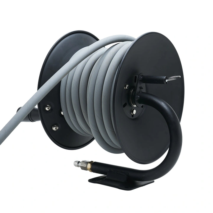 MTM Hydro Premium KobraJet Hose Reel Kit 50' - No Mark Grey