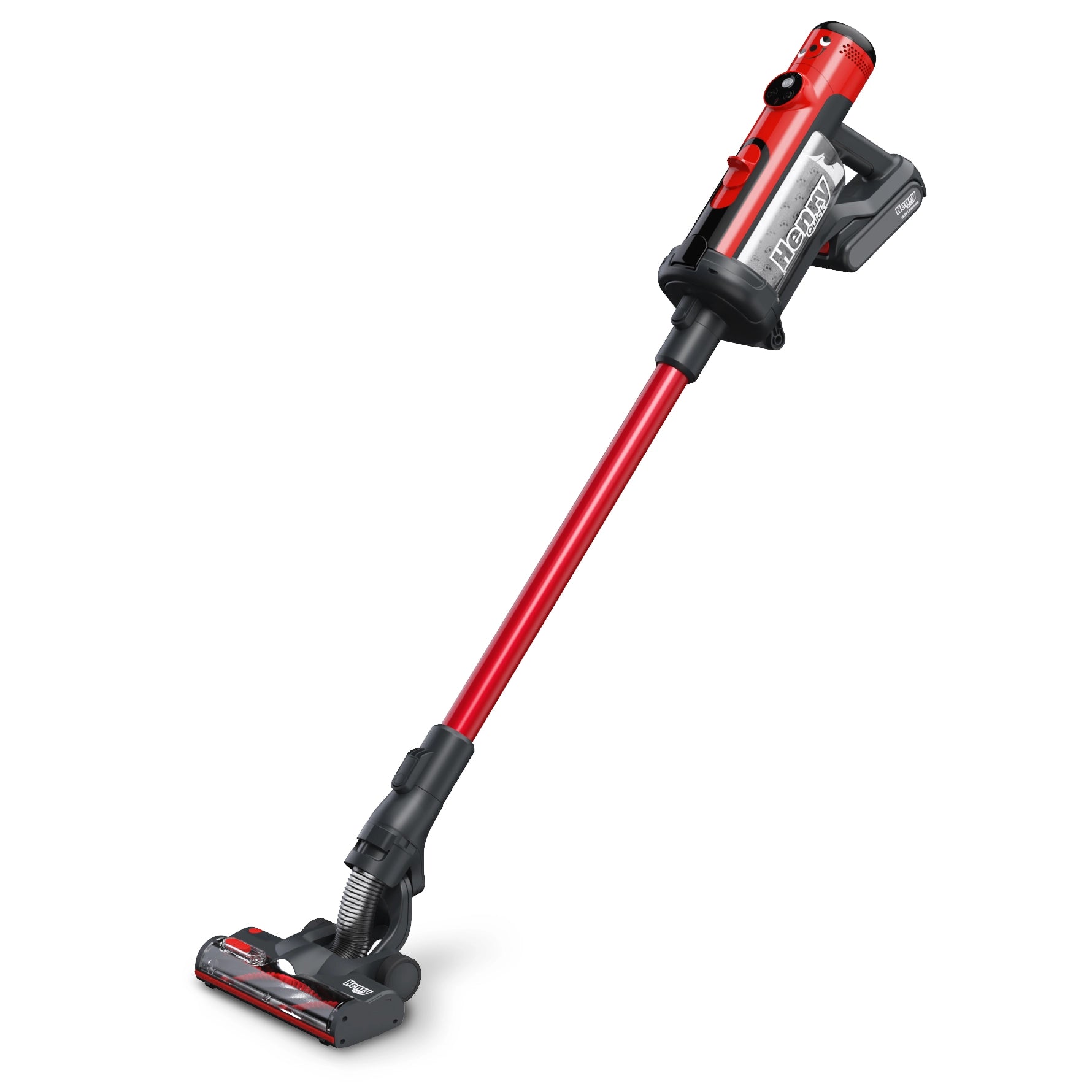 Numatic Henry Quick Cordless Bagged Stick Vacuum Cleaner Red