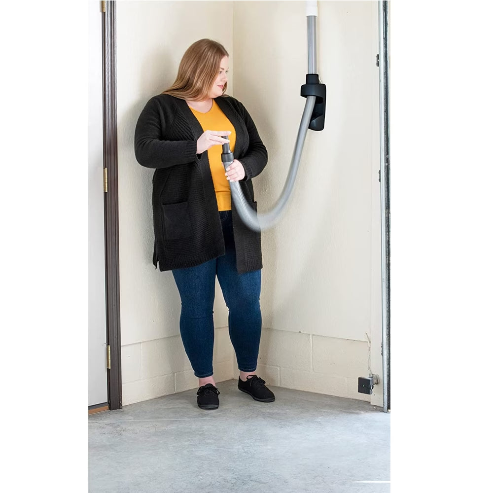 Vroom Retract Vac Central Vacuum Garage & Utility Retractable Hose System | Deluxe Cleaning Accessories