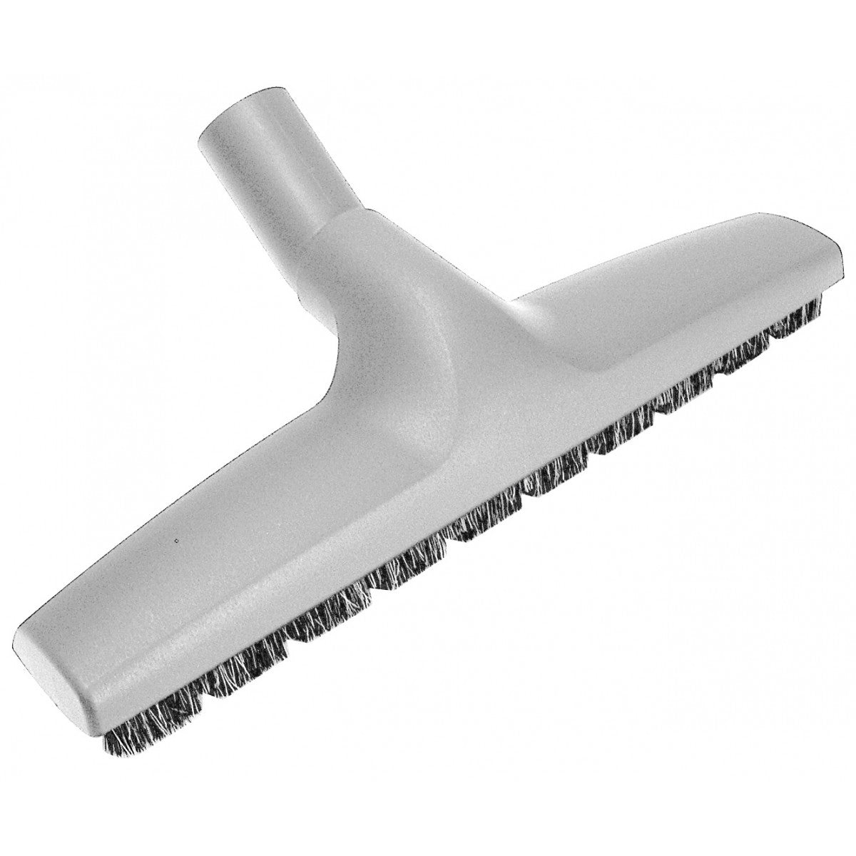 12" Floor Brush On Wheels - Horsehair - Grey - Wessel Werk