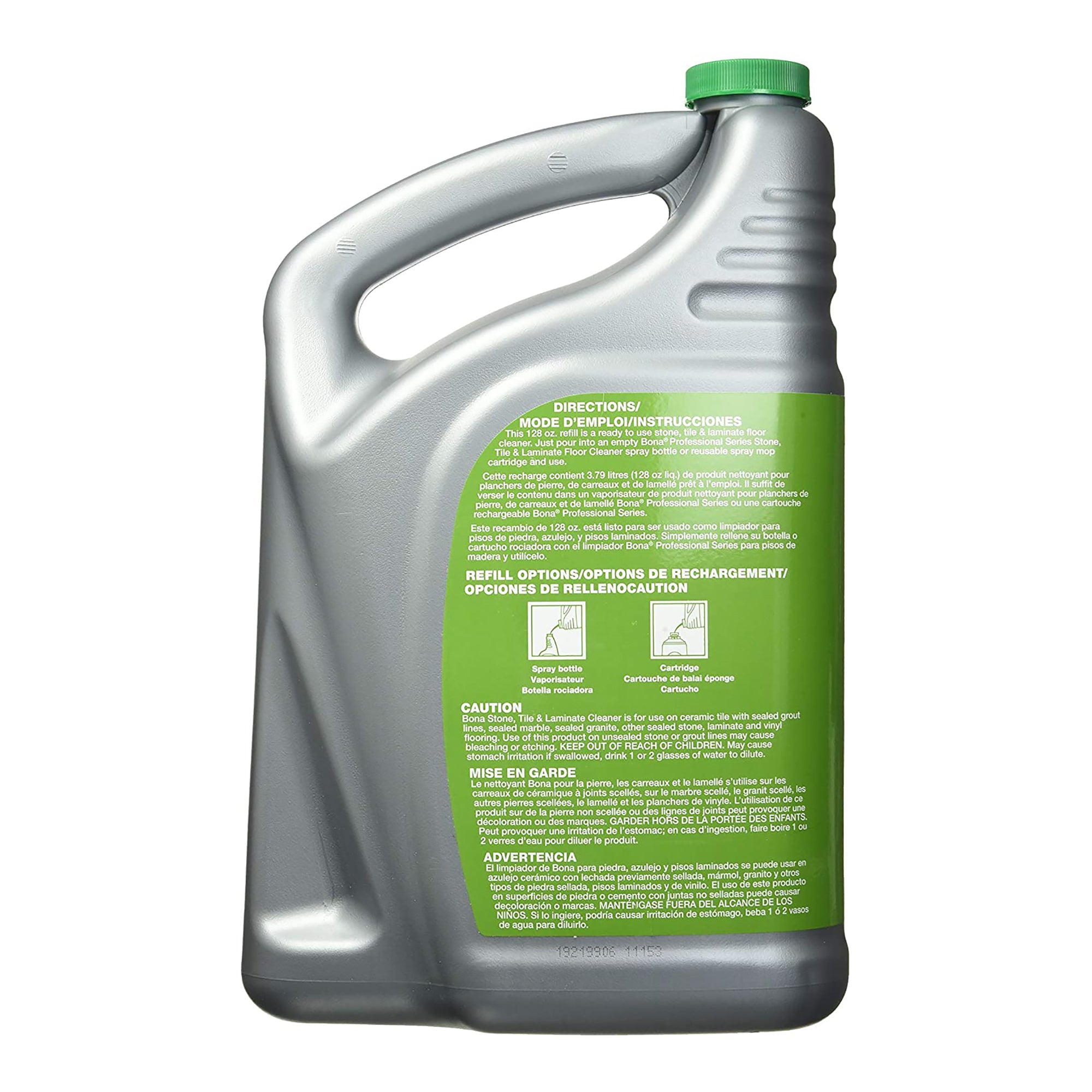 Bona Stone, Tile and Laminate Floor Cleaner - Back