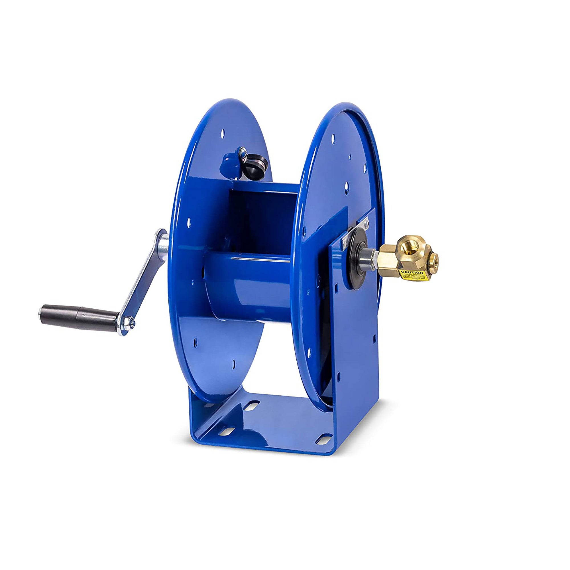 Coxreels 112-3-50 Compact Hand Crank Steel Hose Reel | 4,000 PSI | Holds 3/8 Inch x 50' Length Hose