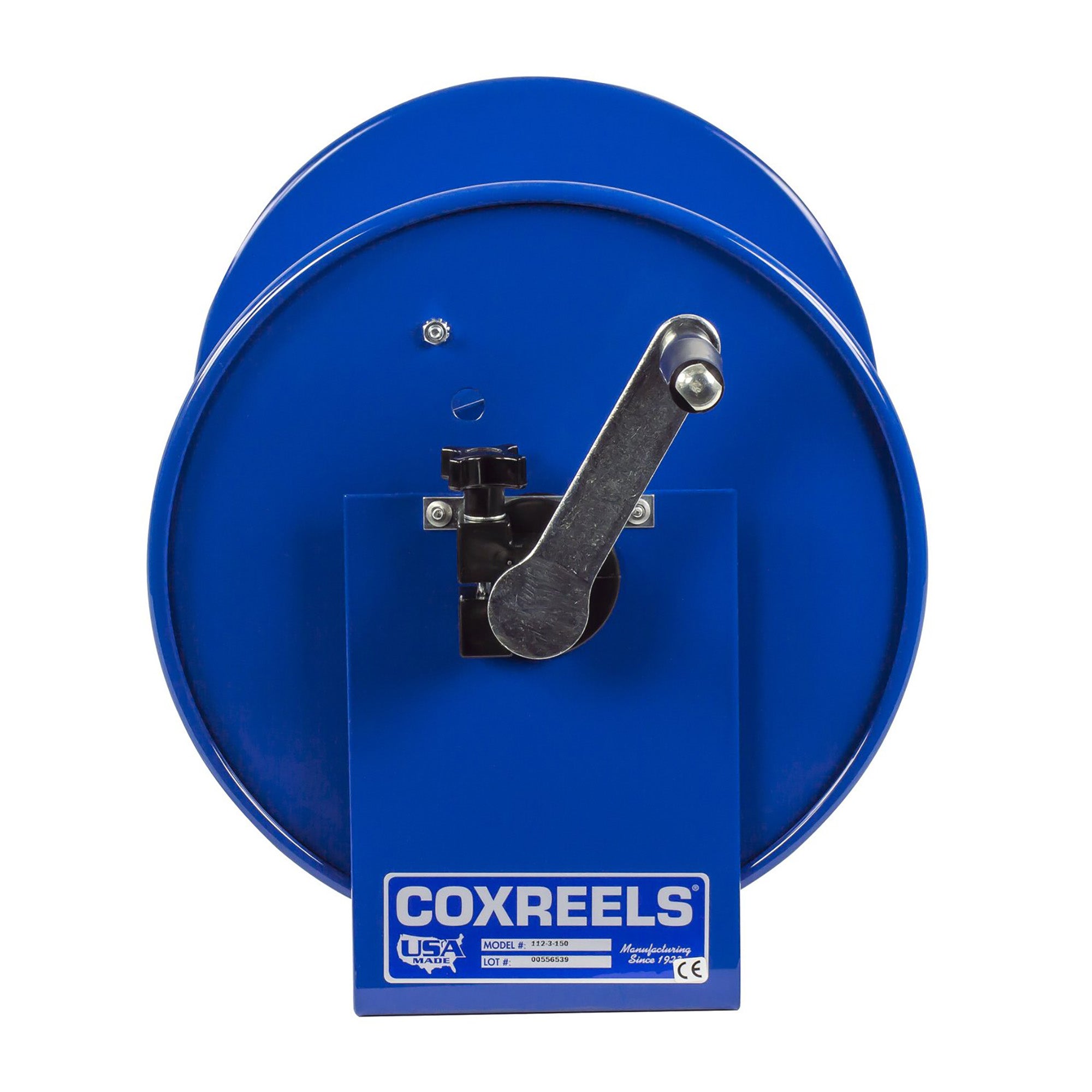 Coxreels Hand Crank Steel Hose Reel | 112 Series | 3/8 Inches x 150' | up to 4,000 PSI