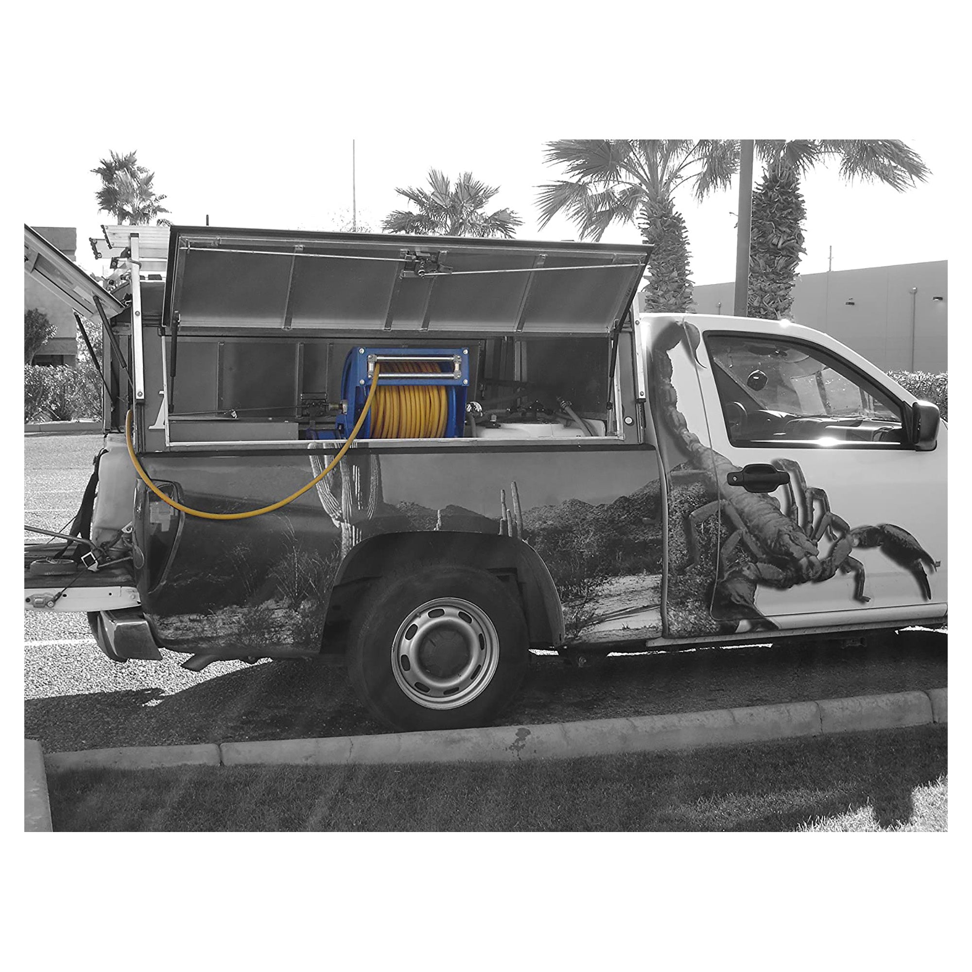 Coxreels 1125-4-100 Hand Crank Steel Hose Reel | 1125 Series | 1/2 Inch x 100', 3,000 PSI