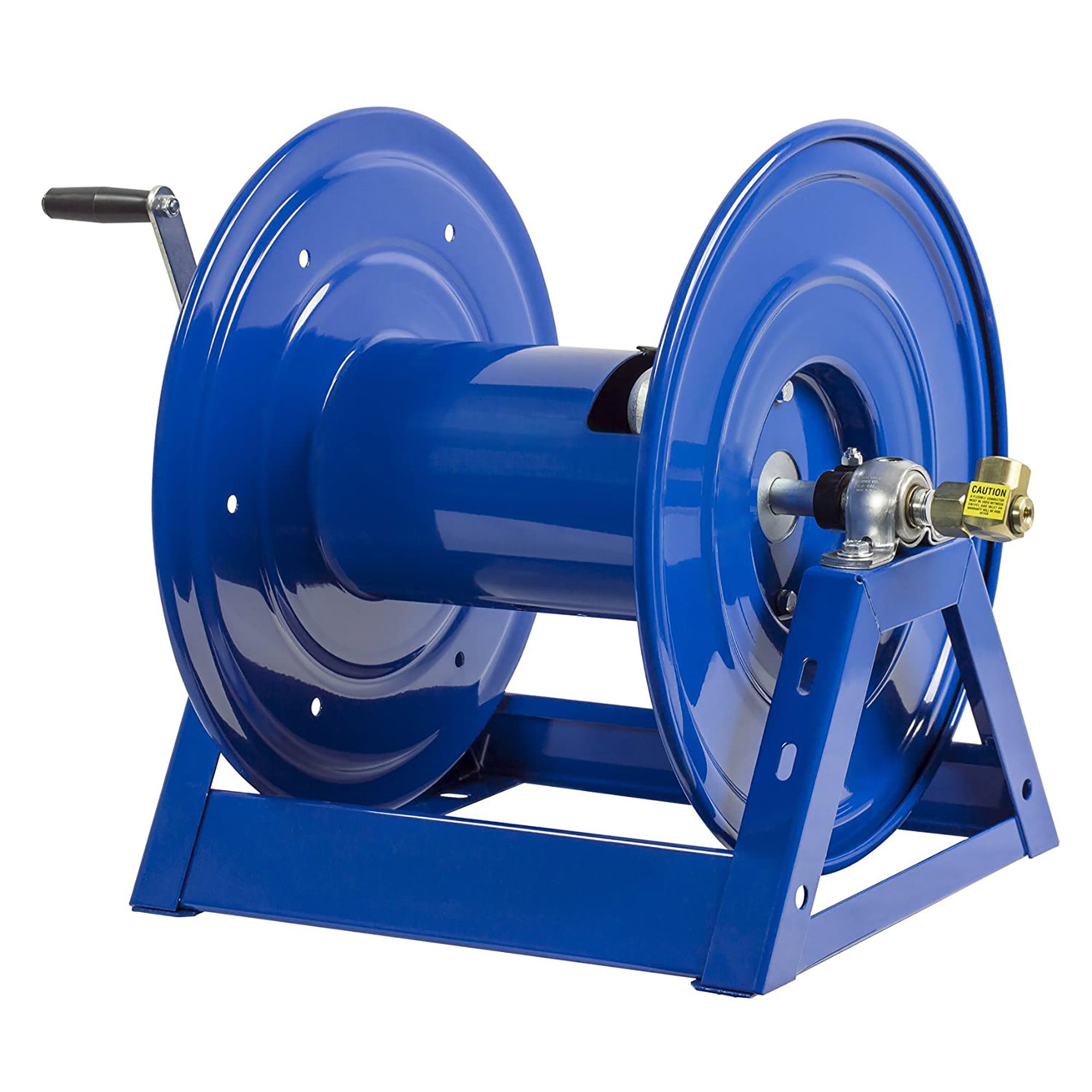 Coxreels 1125-4-100 Hand Crank Steel Hose Reel | 1125 Series | 1/2 Inch x 100', 3,000 PSI