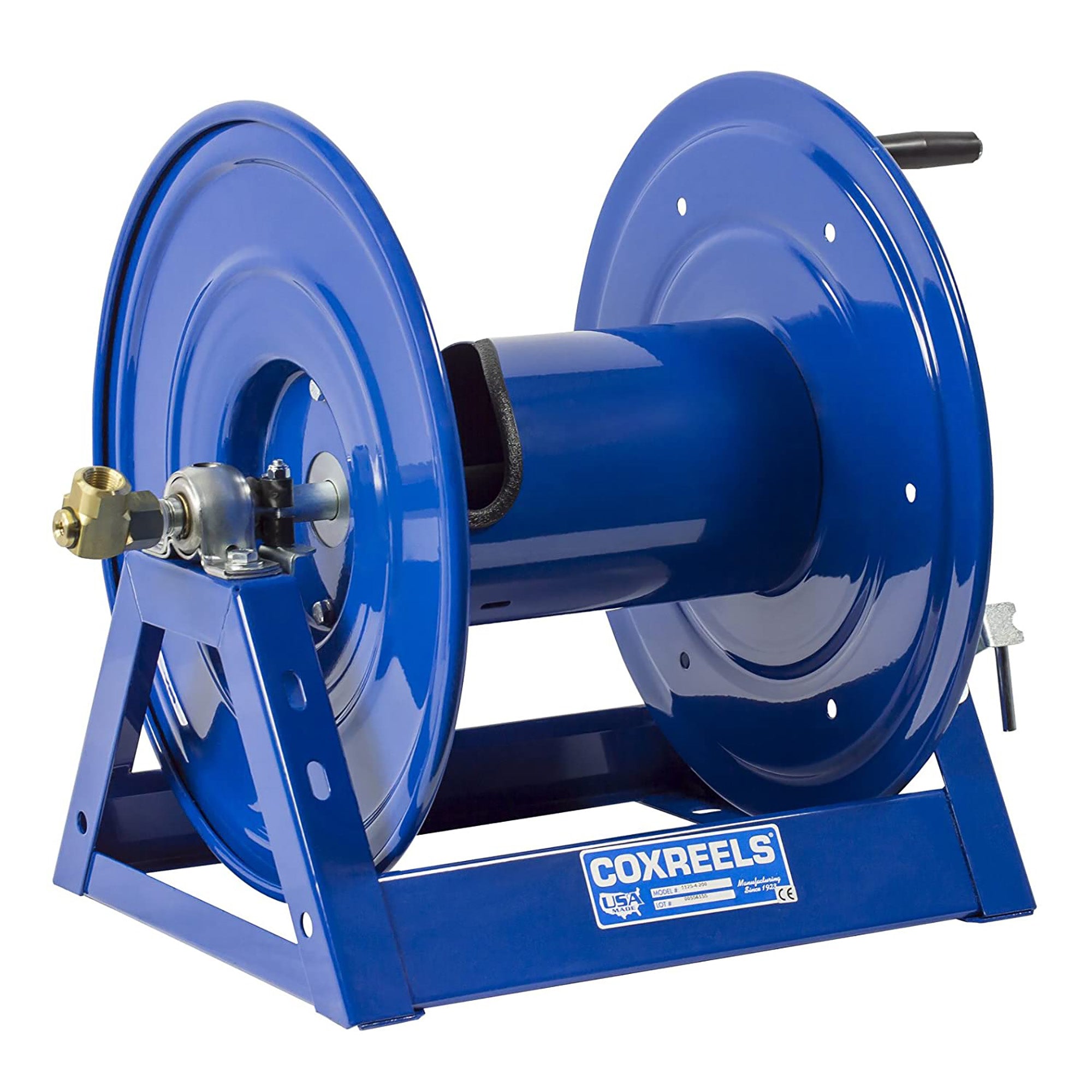 Coxreels 1125-4-325 Hand Crank Steel Reel | 1125 Series | 3,000 PSI