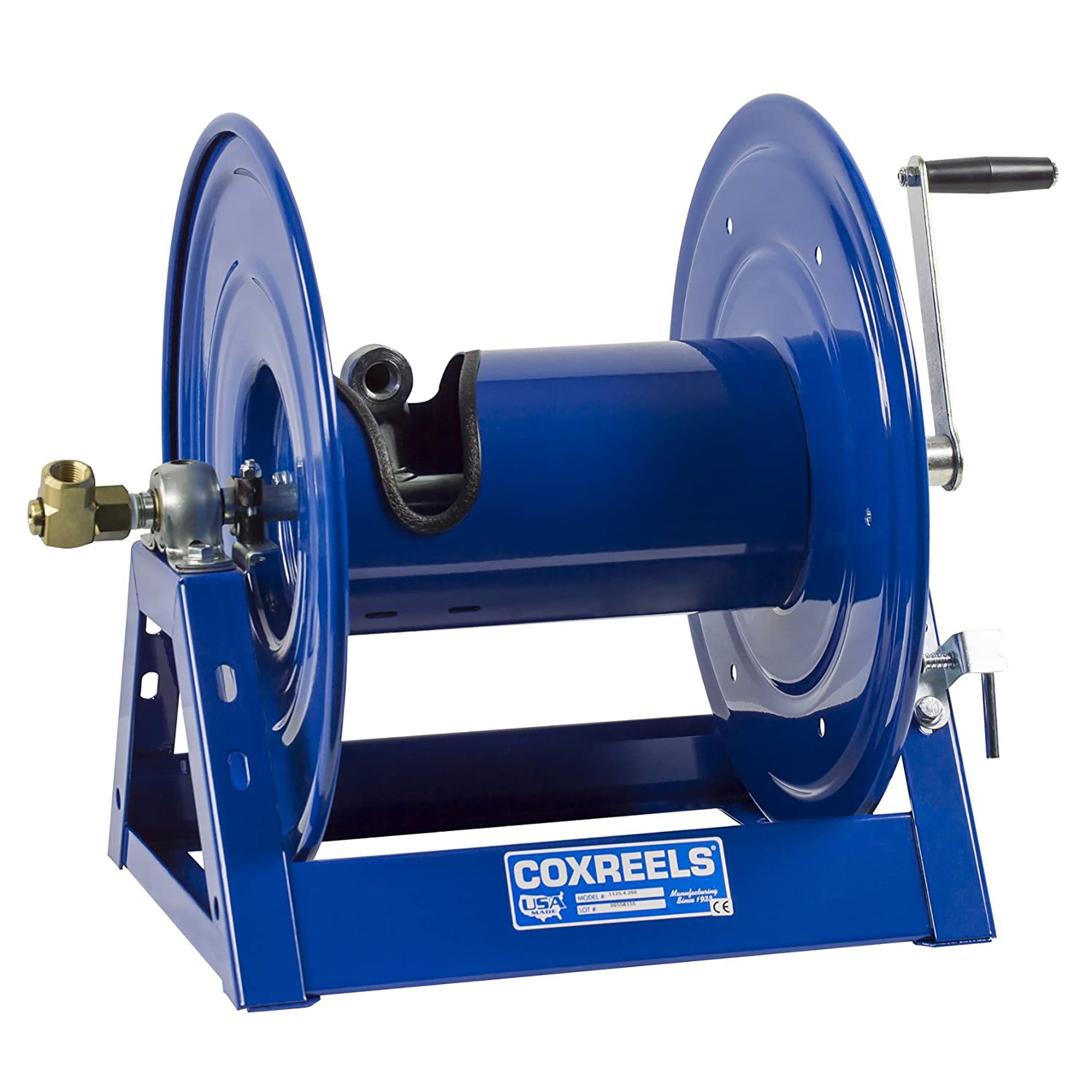 Coxreels 1125-4-325 Hand Crank Steel Reel | 1125 Series | 3,000 PSI
