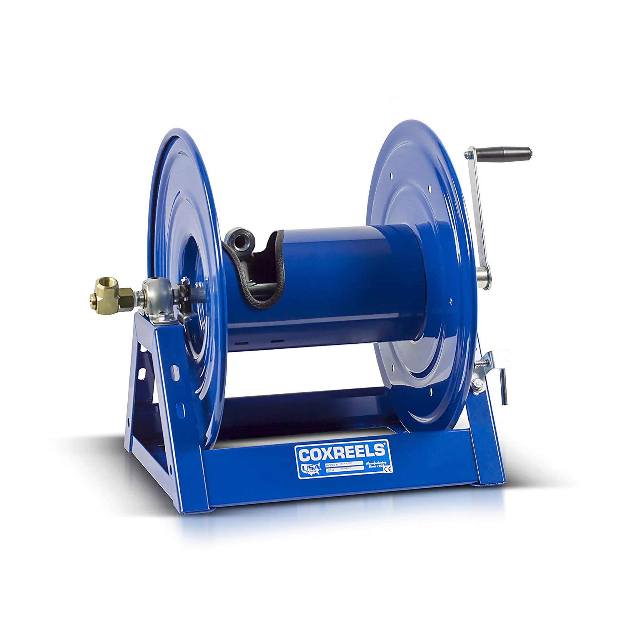 Coxreels 1125-5-100 Hand Crank Steel Hose Reel | 1125 Series | 3,000 PSI