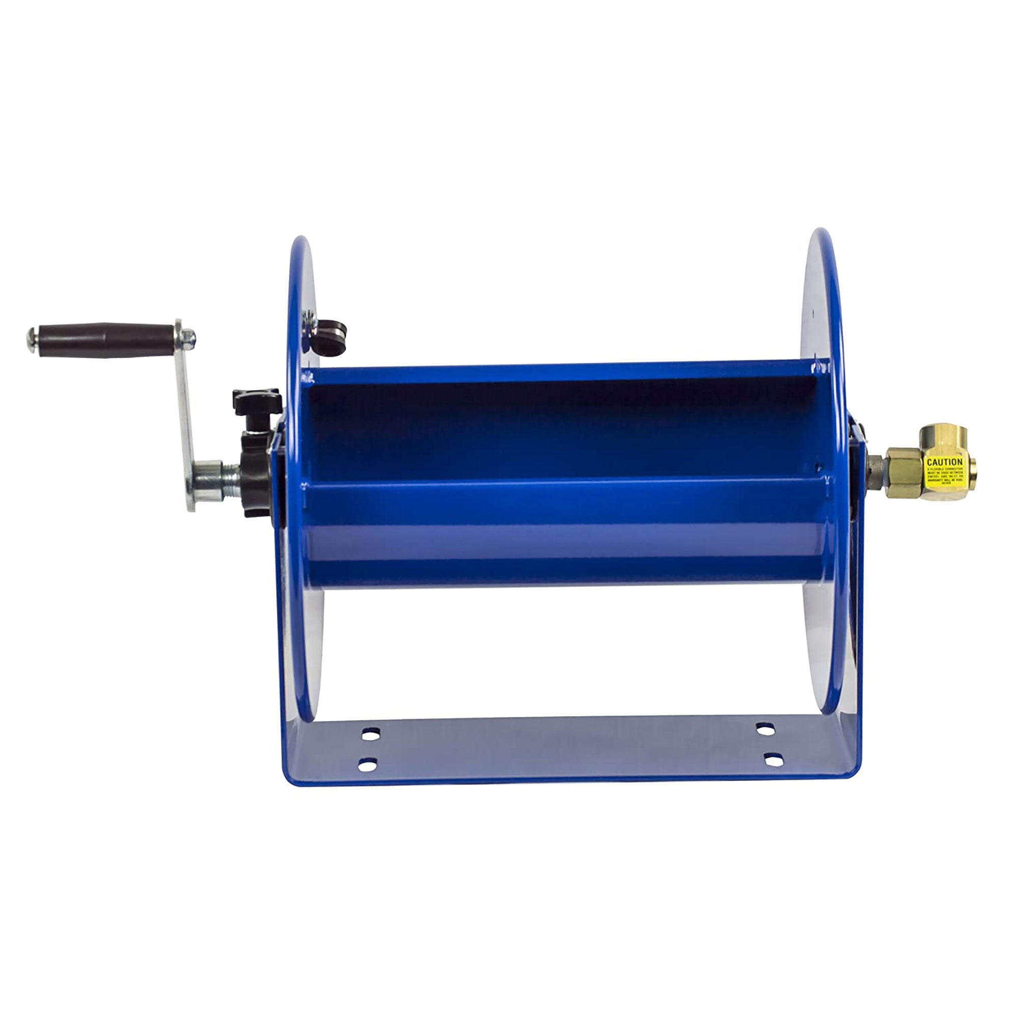 Coxreels 117-4-225 Compact Hand Crank Steel Hose Reel | 4,000 PSI | Holds 1/2 Inch x 225' Length Hose