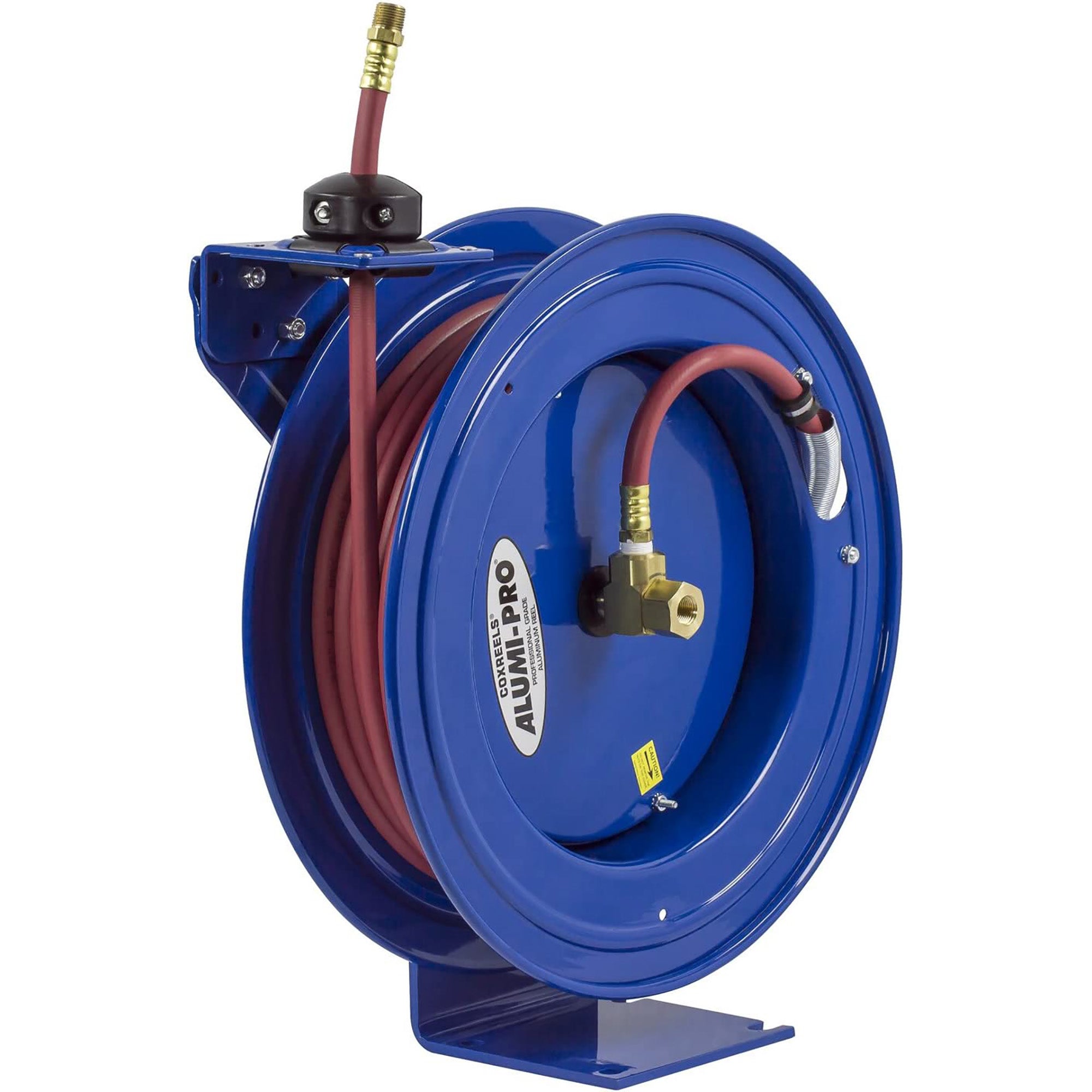 Coxreels P-LP-430-AL Spring Rewind Hose Reel for Air/Water | 300 PSI