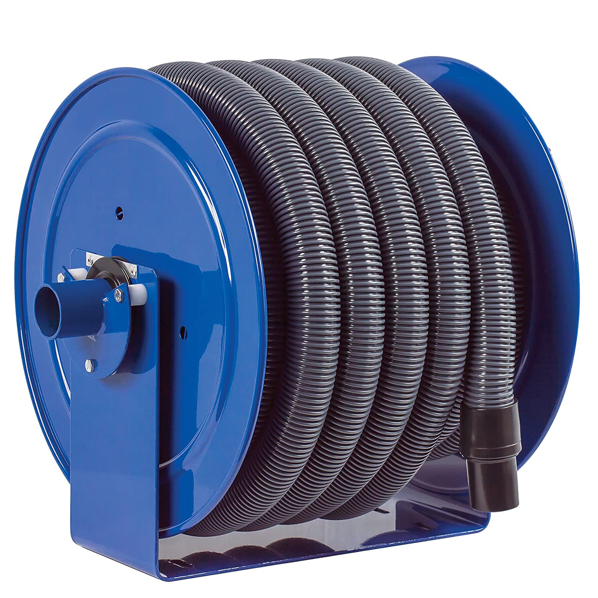 Coxreels V-117H-835 Vacuum Only Direct Crank Rewind Hose Reel | 1 1/2 inches Cuff | 2 inches x 35' Hose