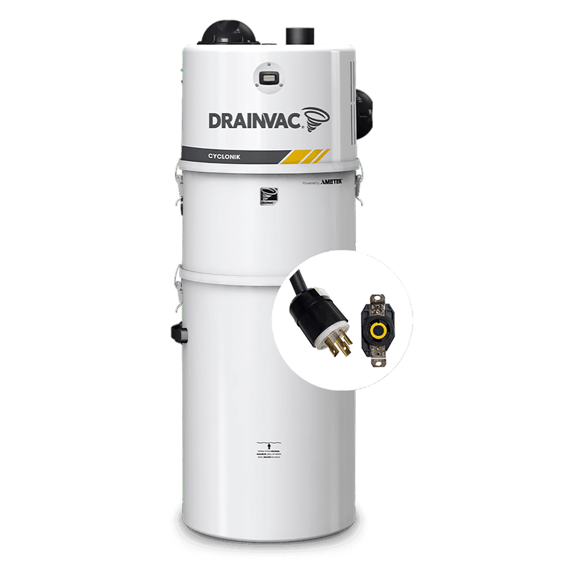 DrainVac DV1R20-27CT Cyclonik Commercial Central Vacuum with Cartridge Filter