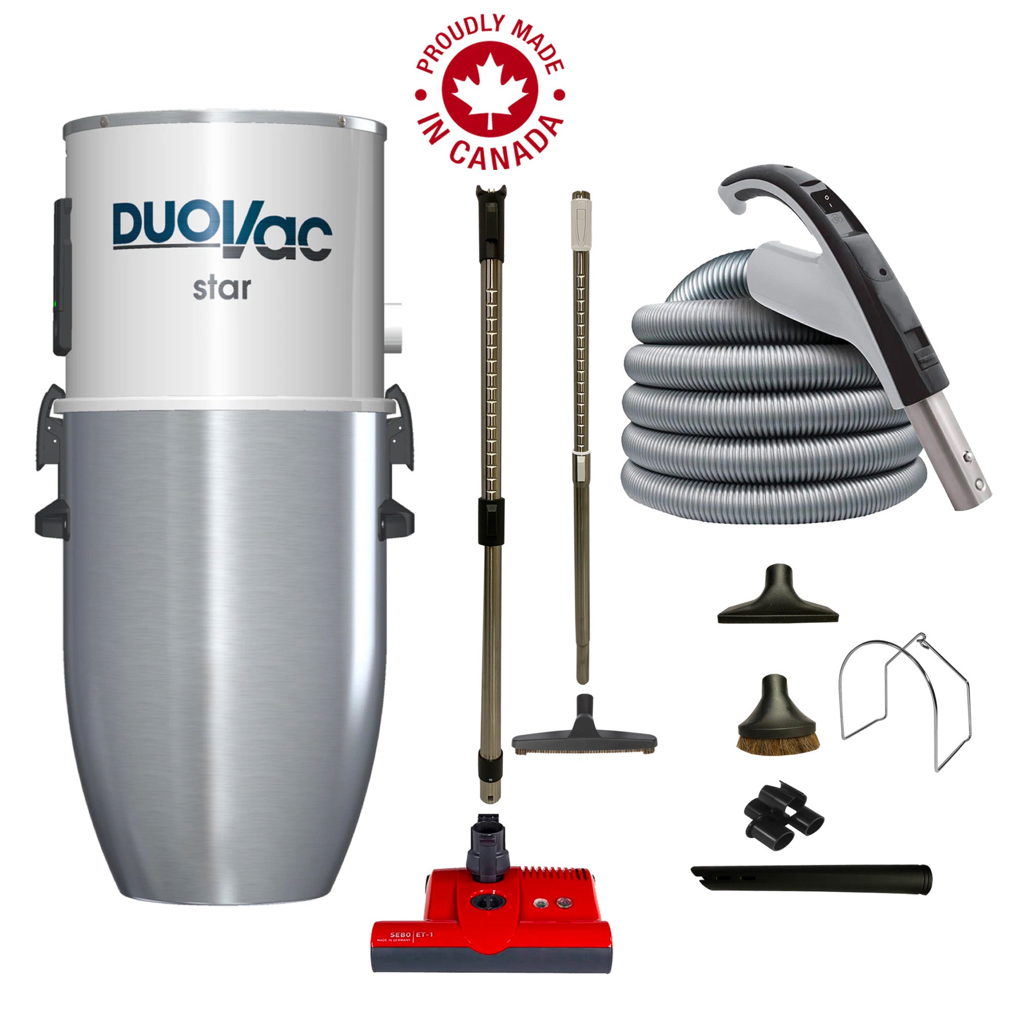 DuoVac Star Central Vacuum with Premium Electric Package