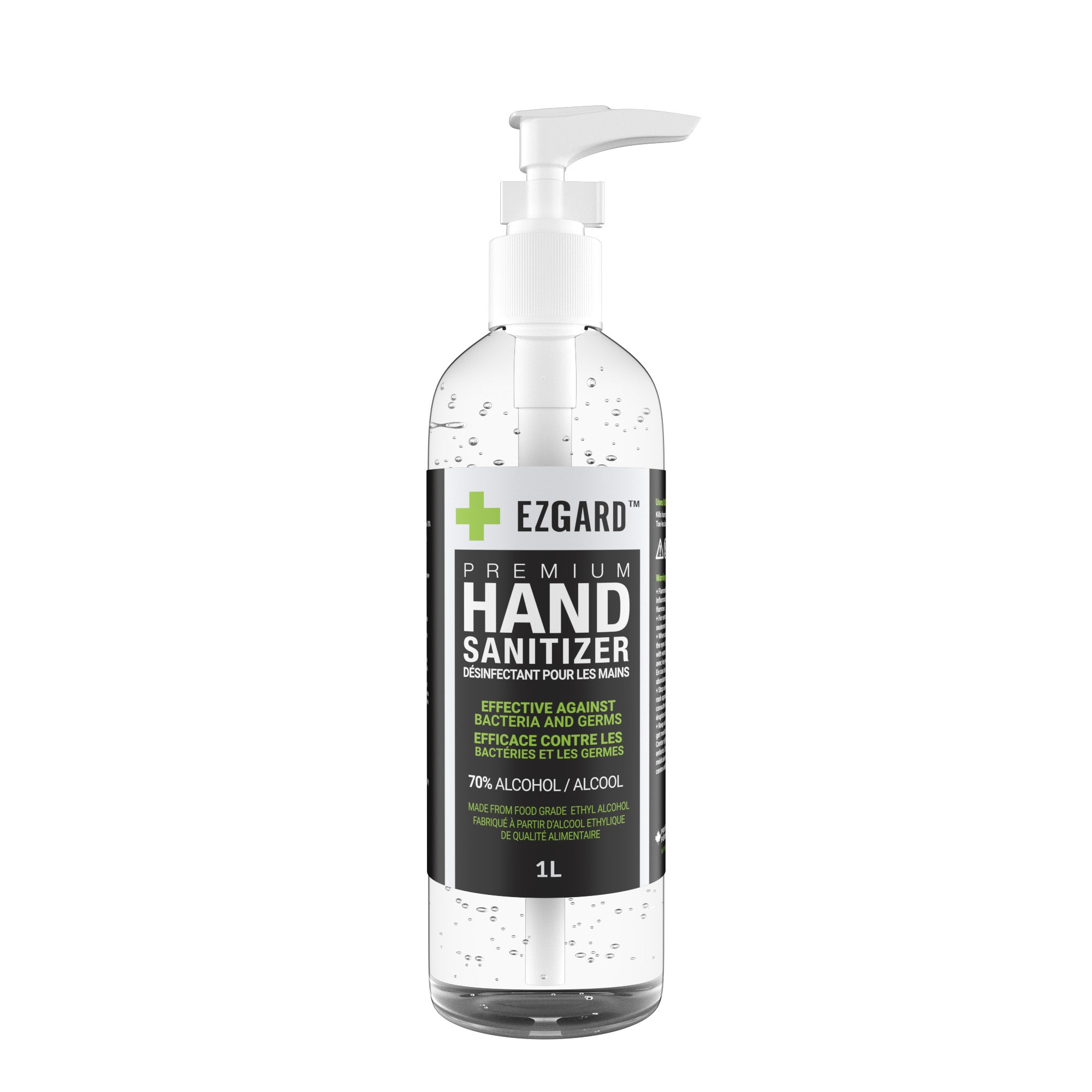 EZGARD Premium Hand Sanitizer Gel - 1 Litre Bottle