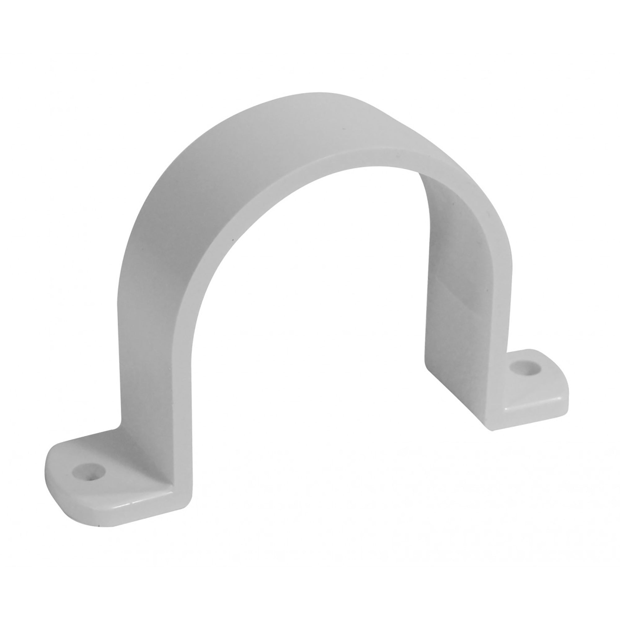 2" Pipe Strap for Central Vacuum Installation - White