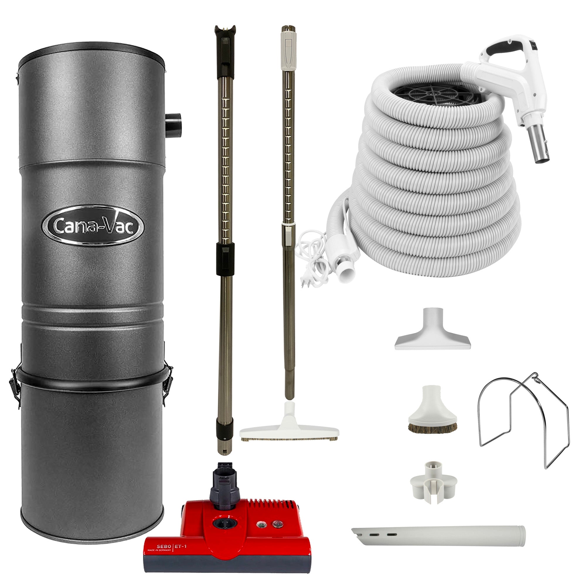 CanaVac CV687 Central Vacuum with Premium Electric Package