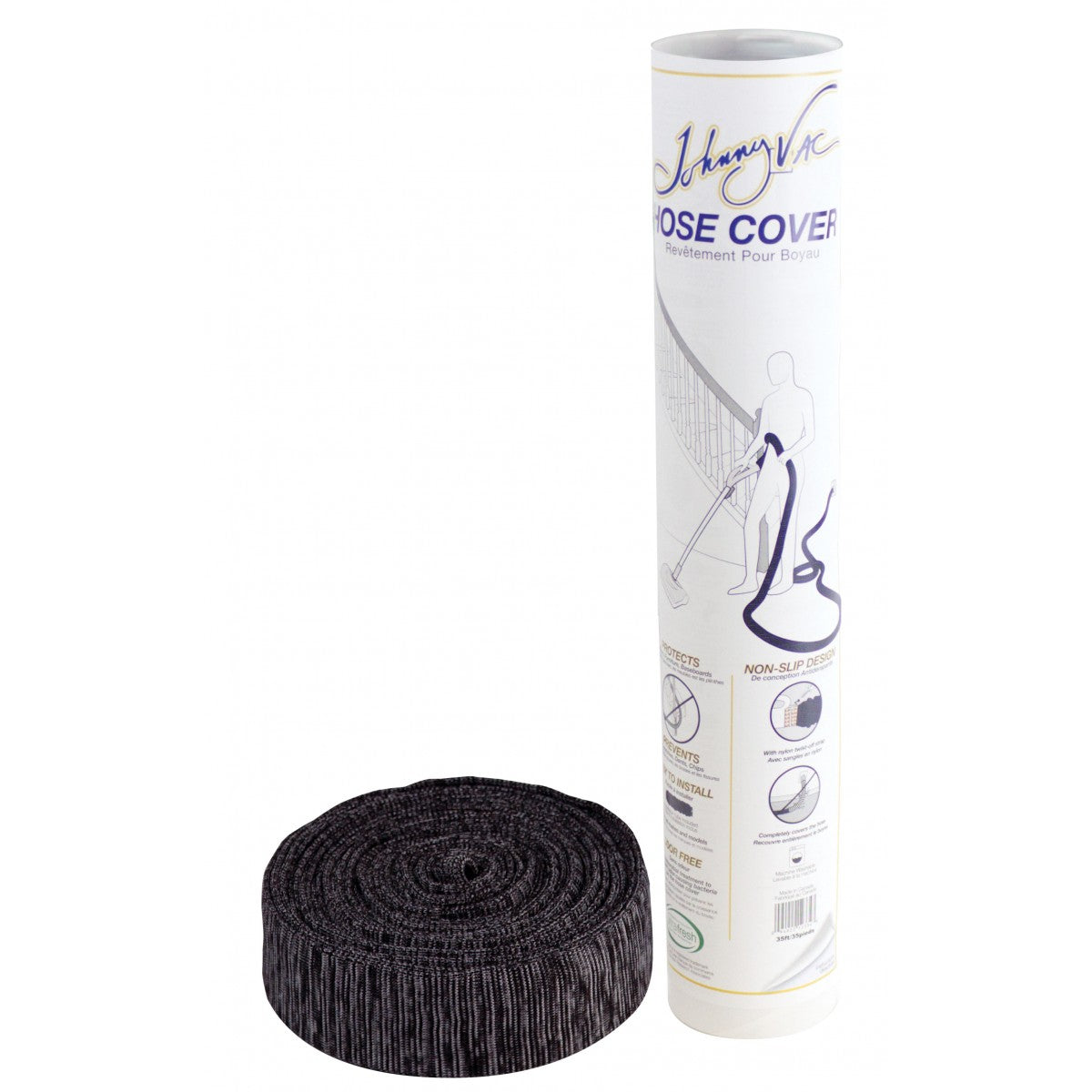 Hose Cover for Central Vacuum Cleaner - 35 ft