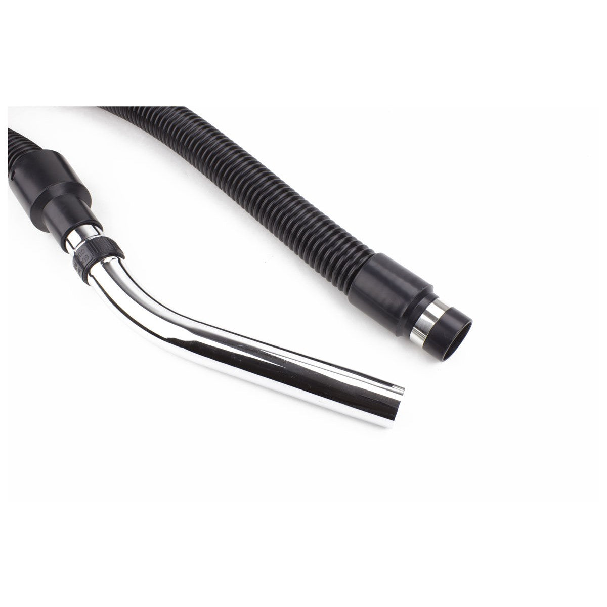Regular Flexible Air Hose Assy Metal Handle 1 1/4" X30' Black Central Vacuum 2