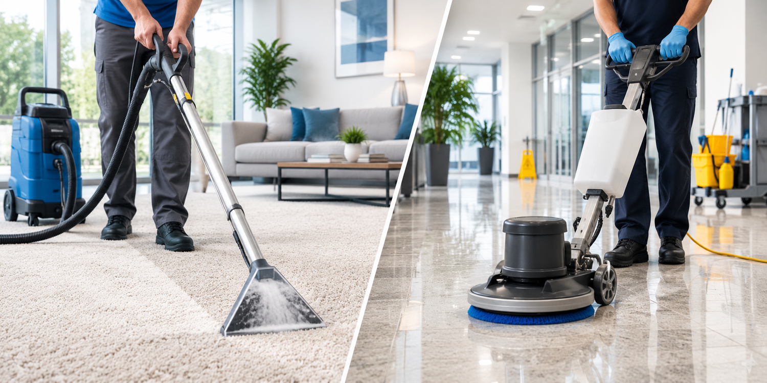 Steam Carpet Cleaners vs. Commercial Floor Cleaners