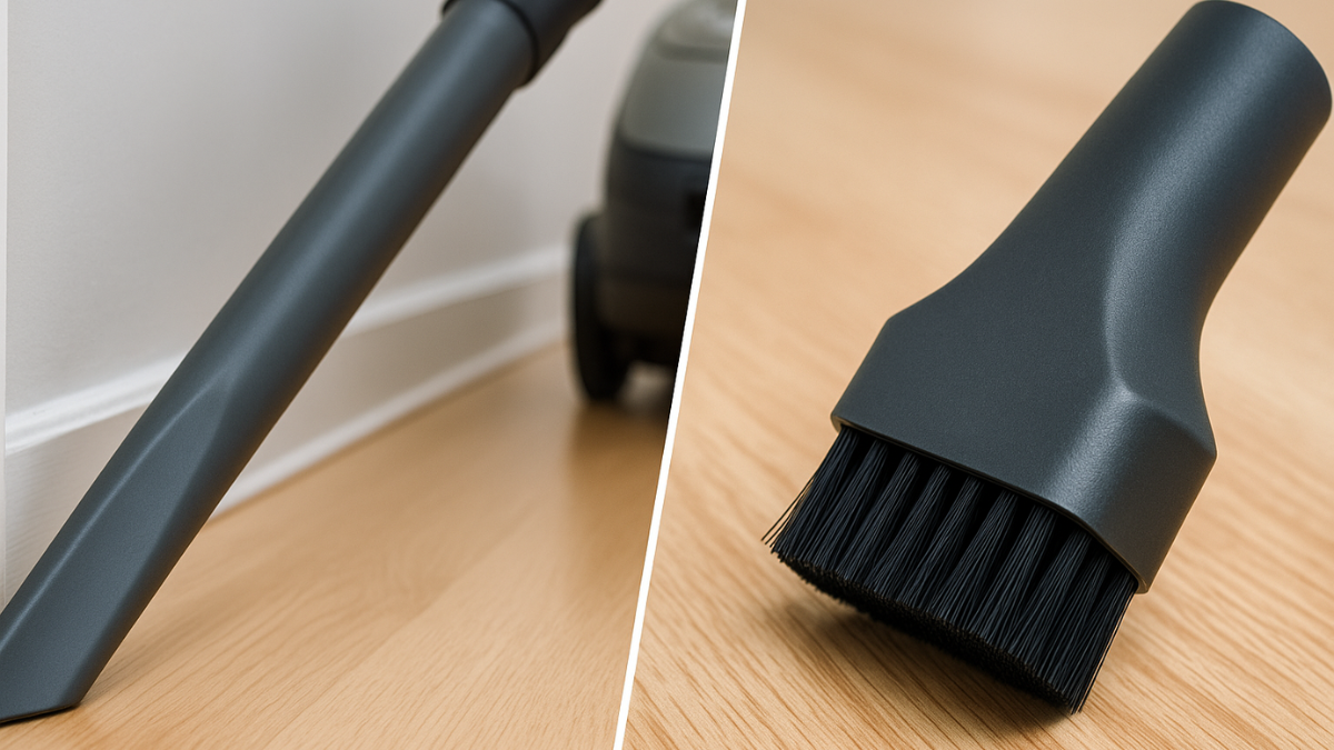 Crevice Tools and Crevice Cleaning Brush for Vacuum Cleaning