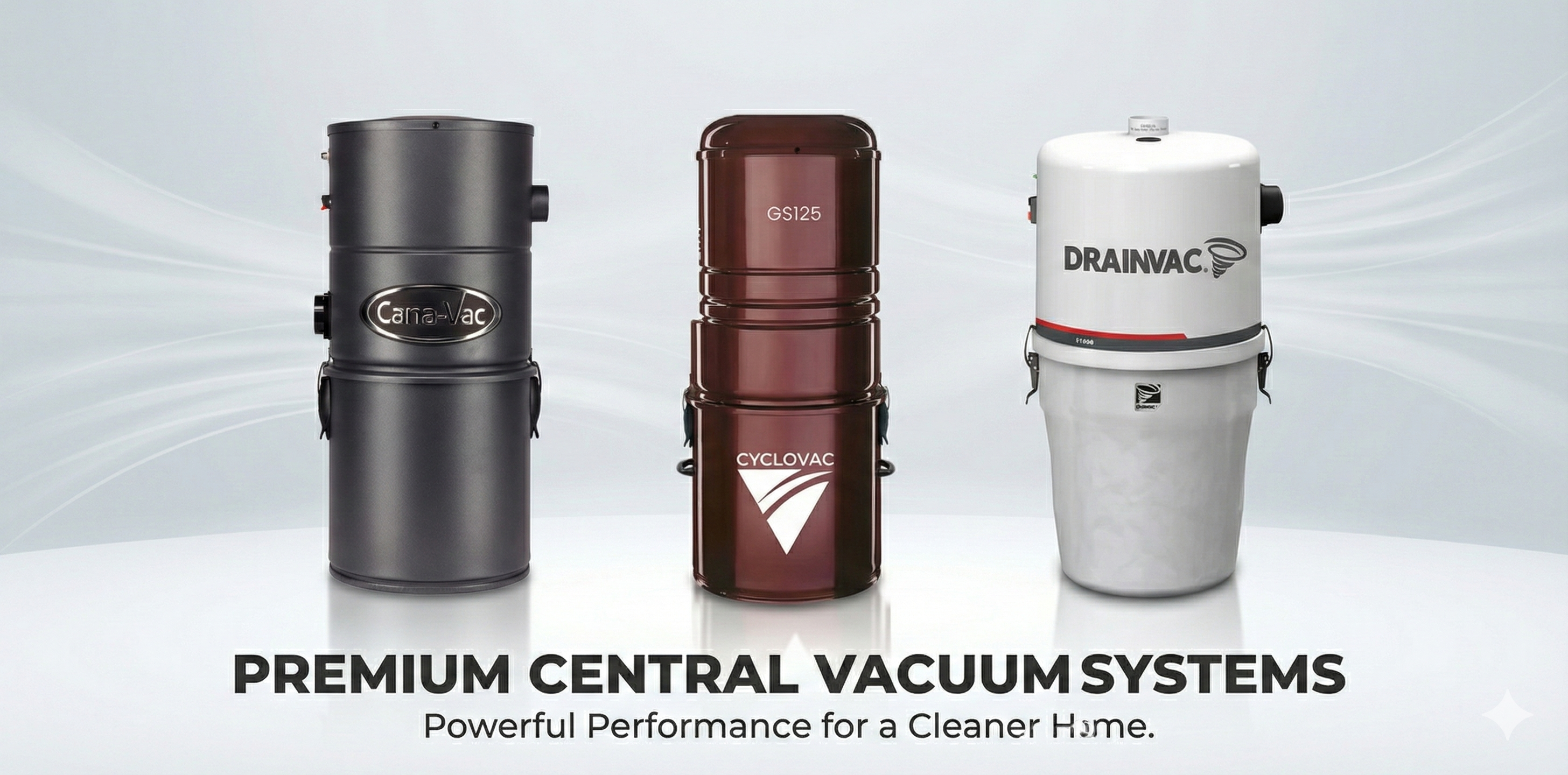 Central Vacuum Power Units
