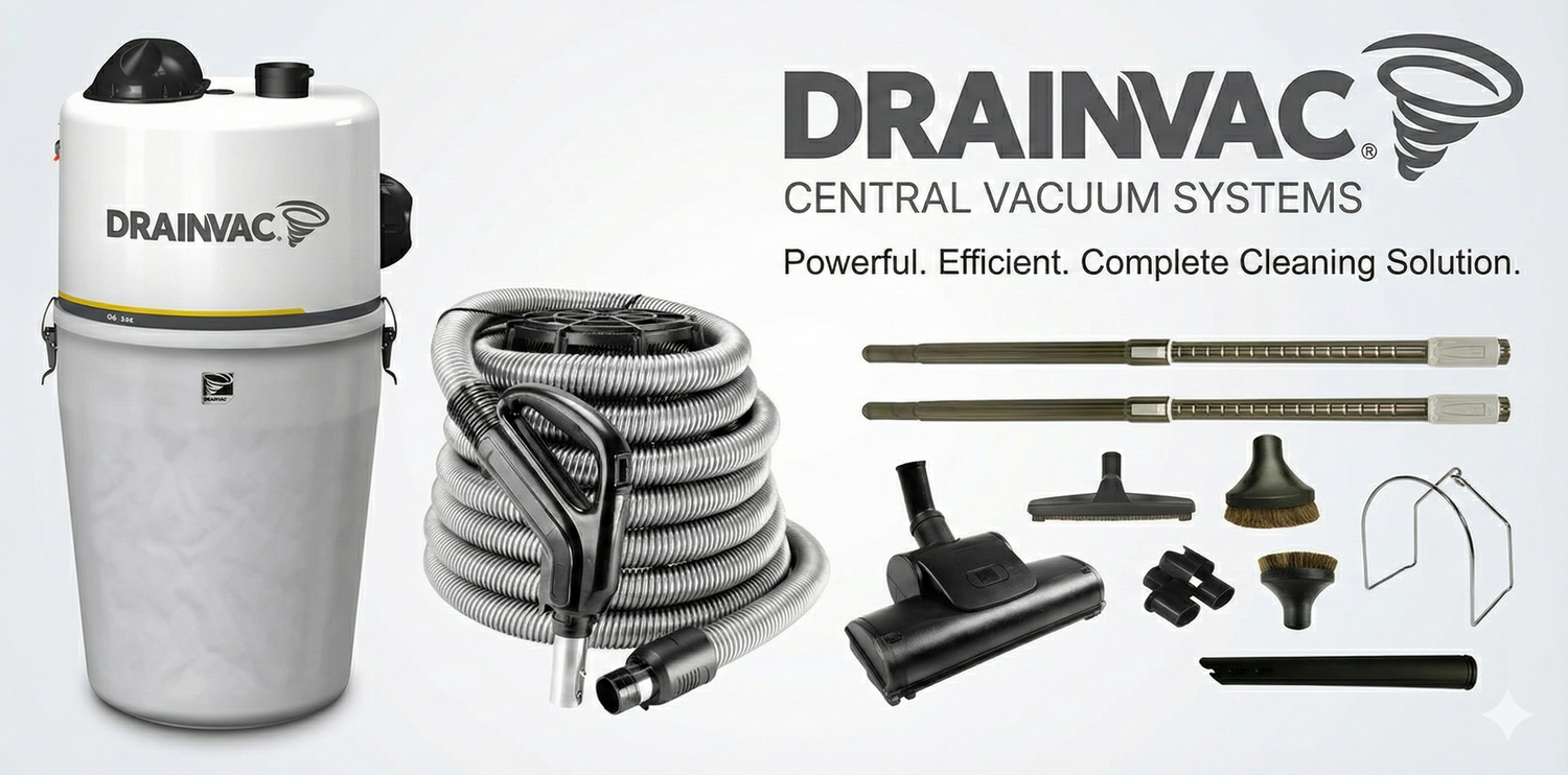 DrainVac G2-2X5 Central Vacuum Cleaner