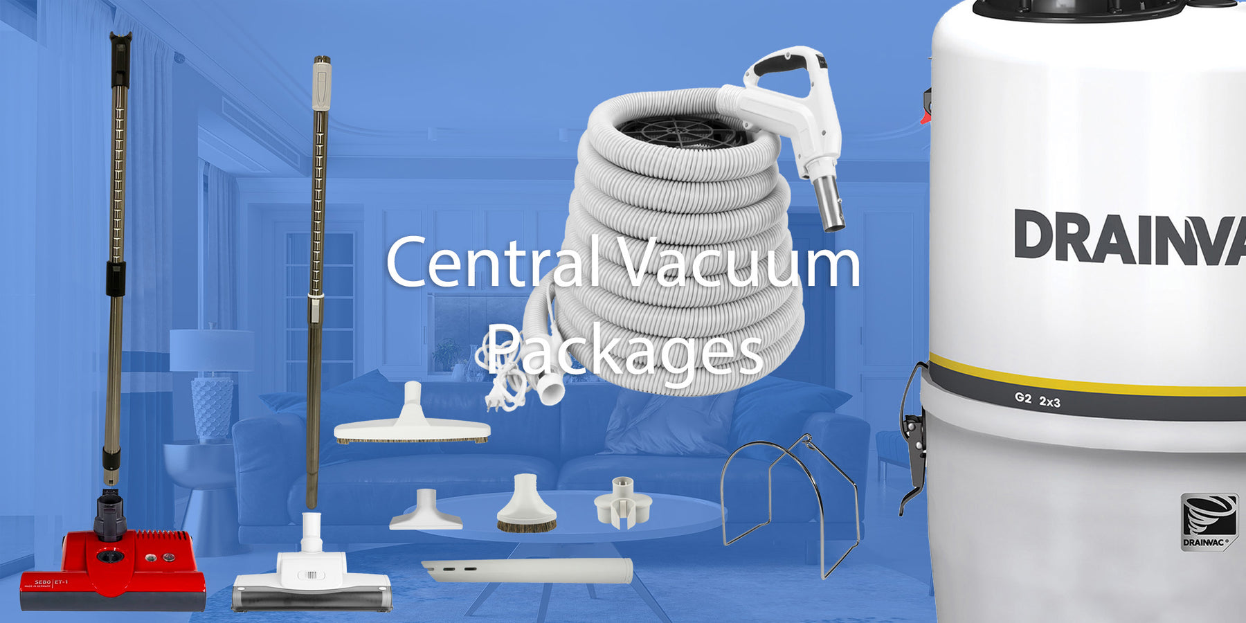 Central Vacuum Cleaner Packages Vacuflo CanaVac Nilfisk
