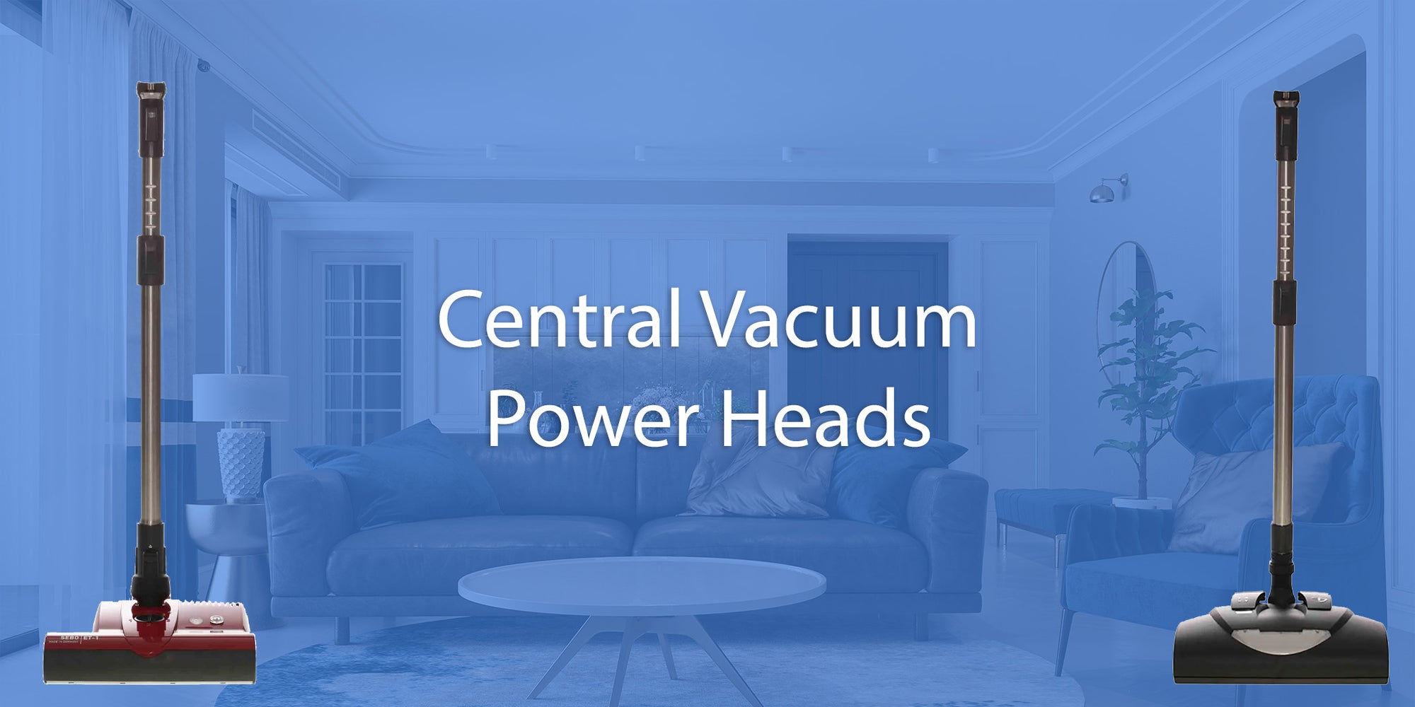 Central Vacuum PowerHead Air Driven Electric Power Head