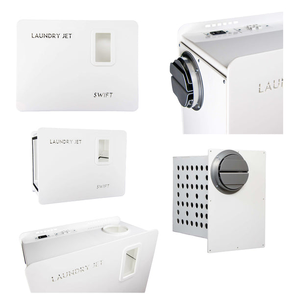 Laundry Jet Swift Wall Mounted Vacuum Powered Laundry Chute