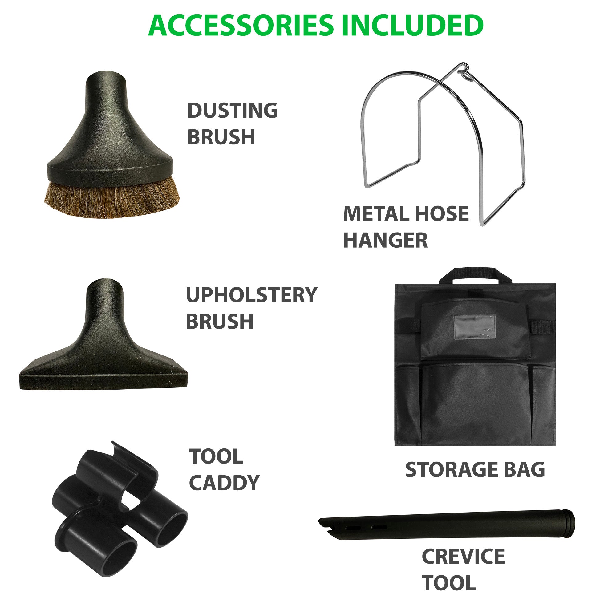 Central Vacuum Electric Accessory Kit - Accessories Included