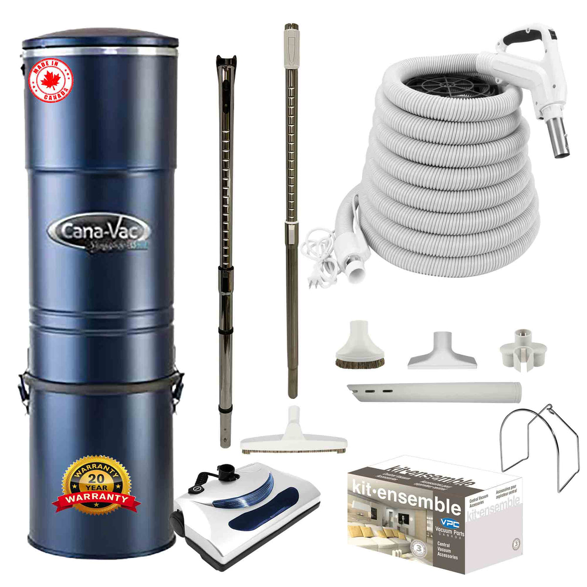 CanaVac LS690 Central Vacuum with Basic Electric Package