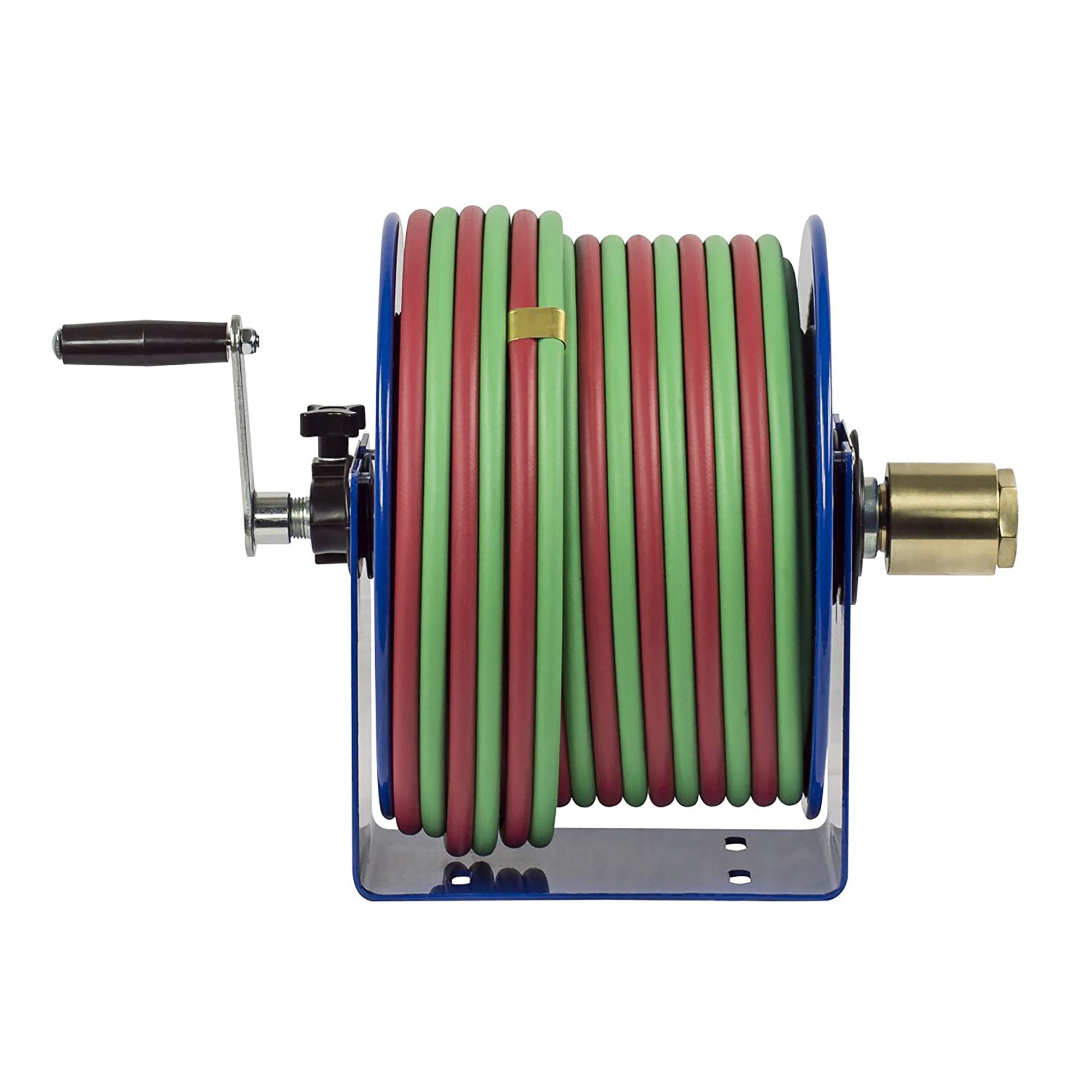 Coxreels 112W-1-100 Hand Crank Steel Welding Hose Reel | 1/4" x 100' | 200 PSI