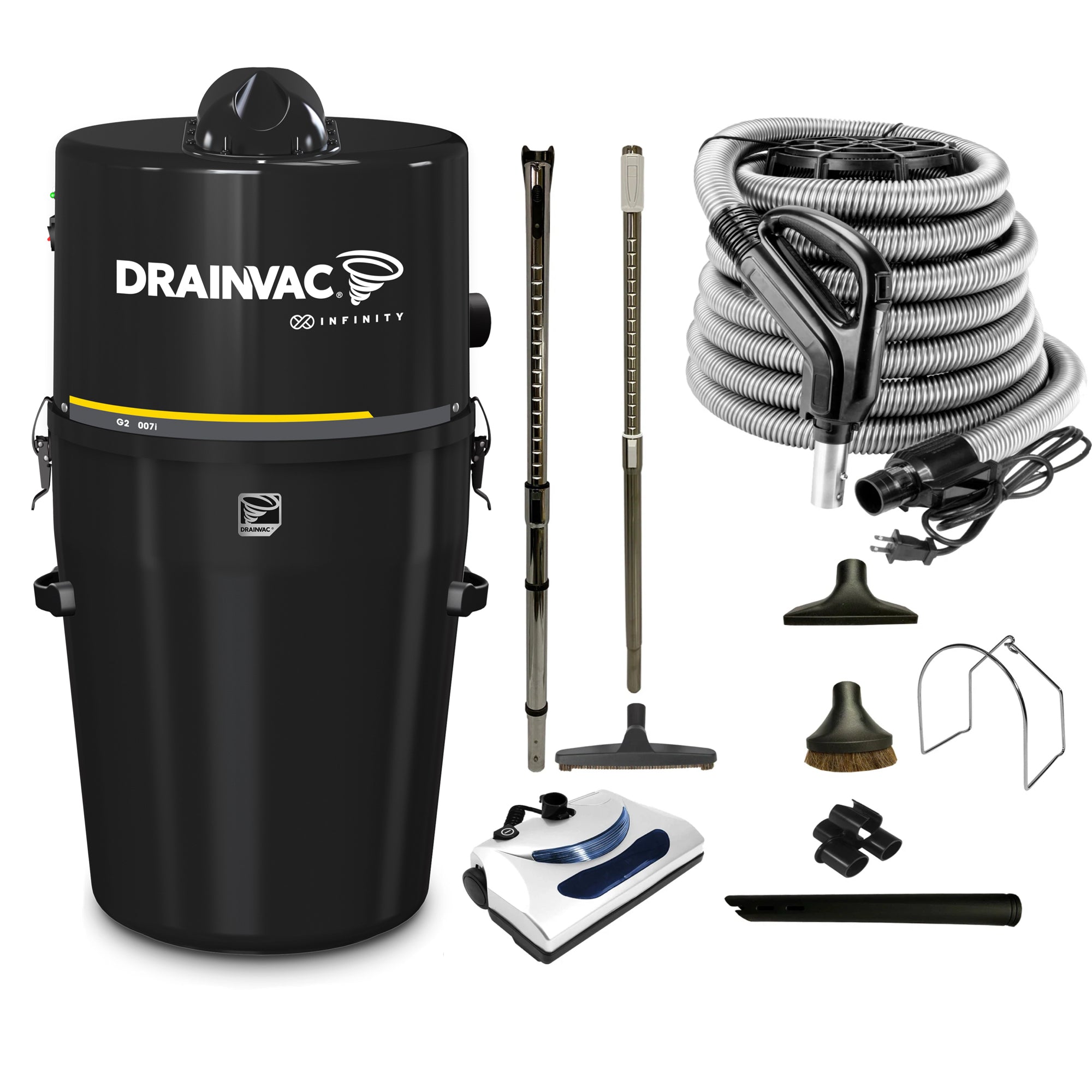 DrainVac G2-007i Central Vacuum with Basic Electric Package