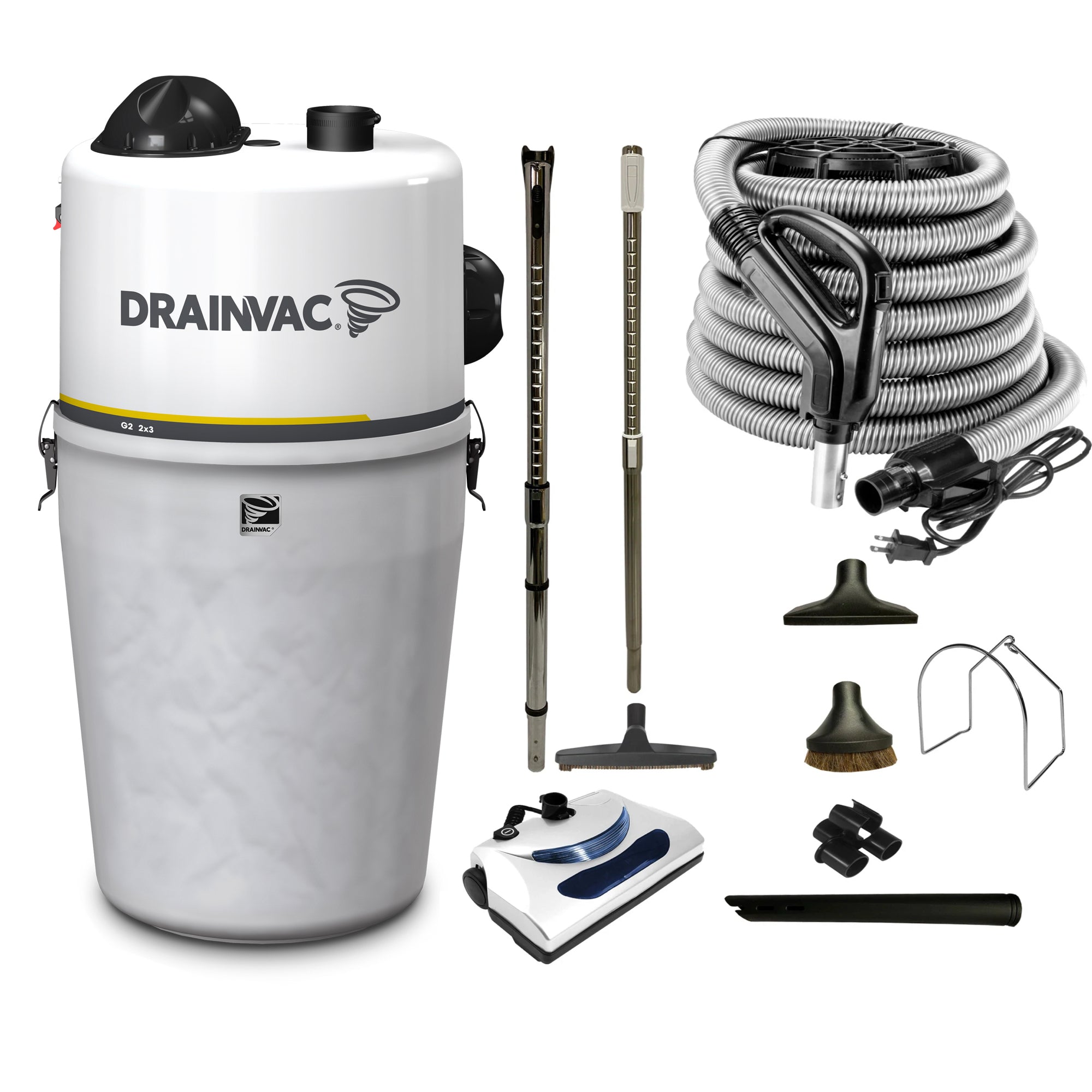 DrainVac G2-2x3 Central Vacuum with Basic Electric Package
