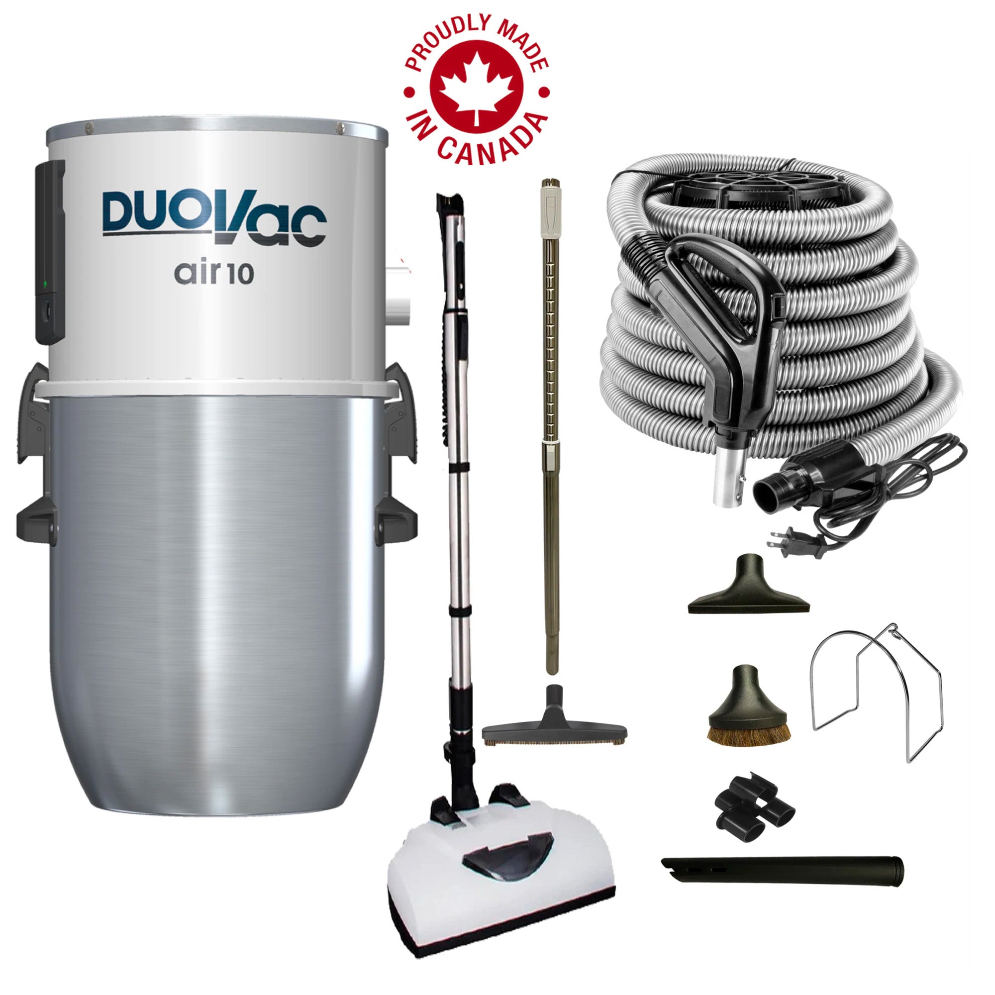 DuoVac Air 10 Central Vacuum with EBK360 Electric Package