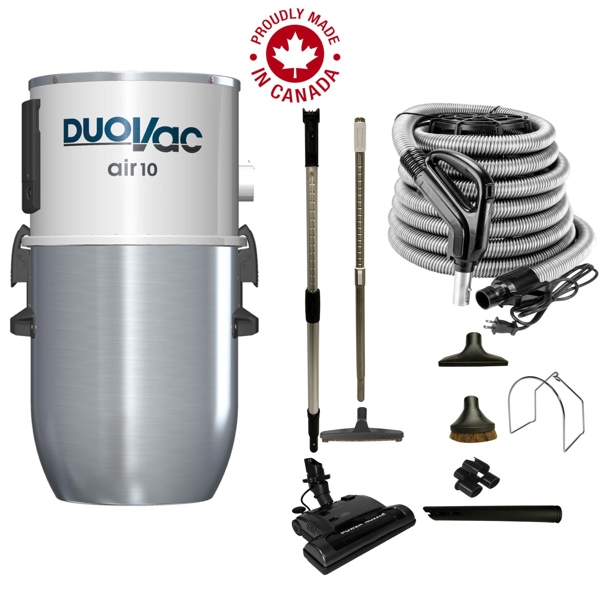 DuoVac Air 10 Central Vacuum with Standard Electric Package