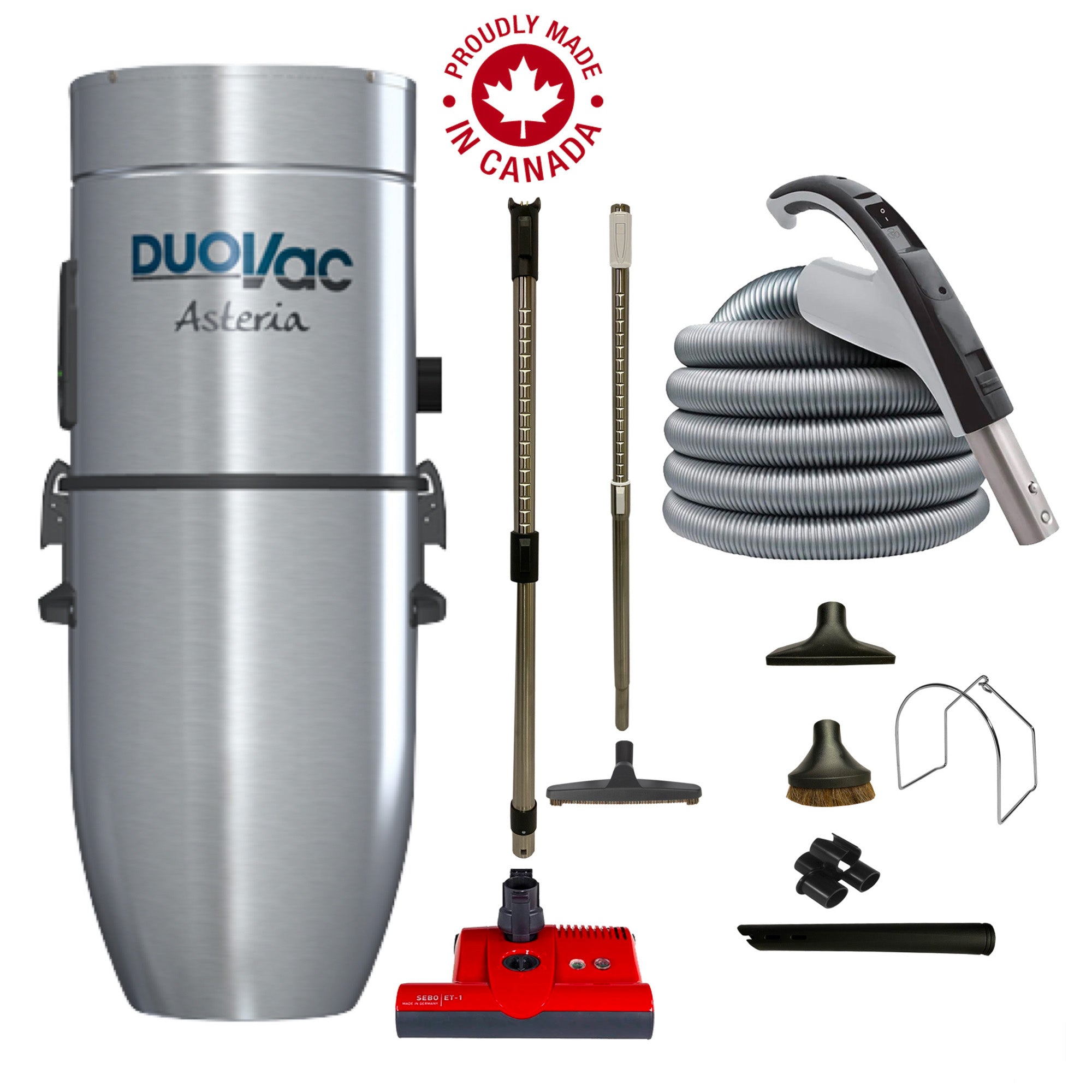 DuoVac Asteria Central Vacuum with Premium Electric Package