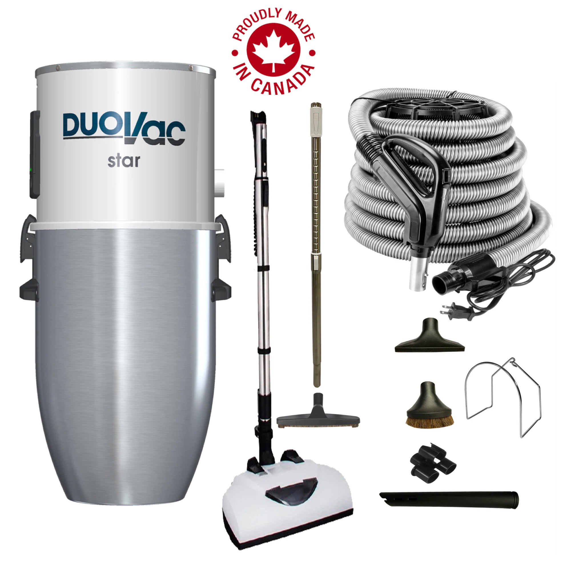 DuoVac Star Central Vacuum with Wessel Werk EBK360 Electric Package