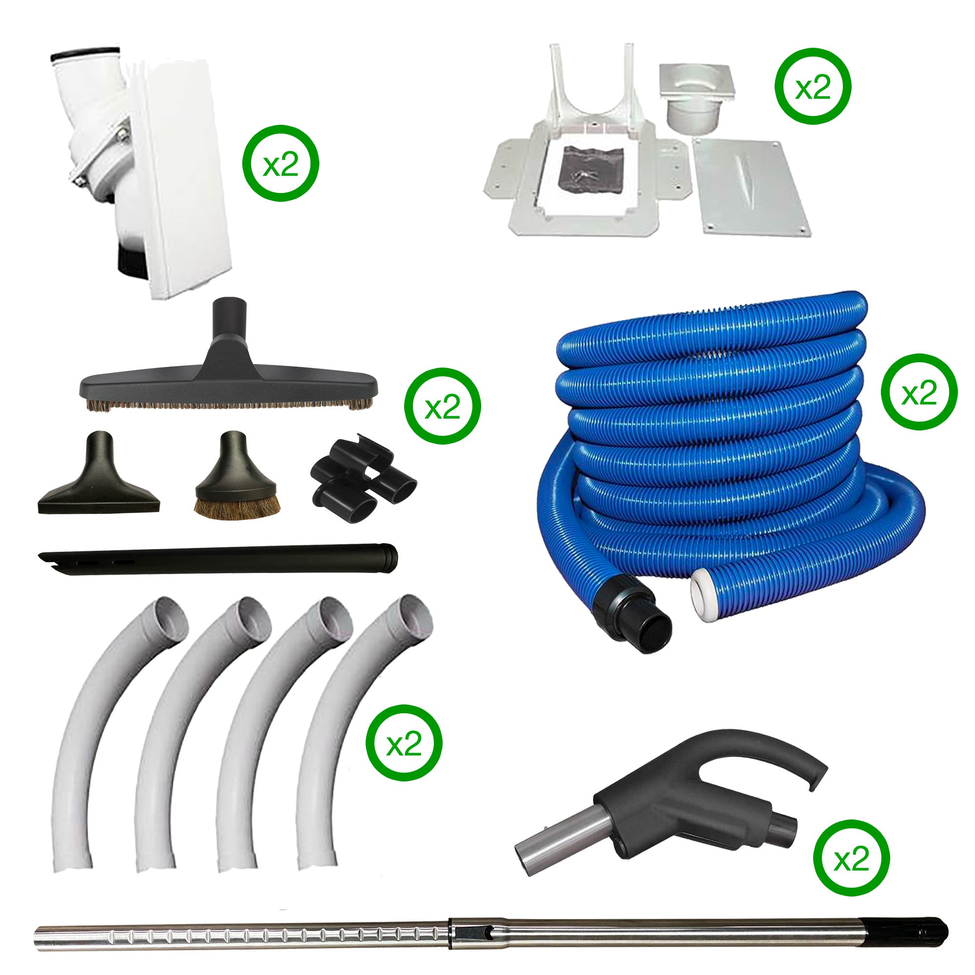 Hide-A-Hose Accessory and Installation Package (2 Valves)