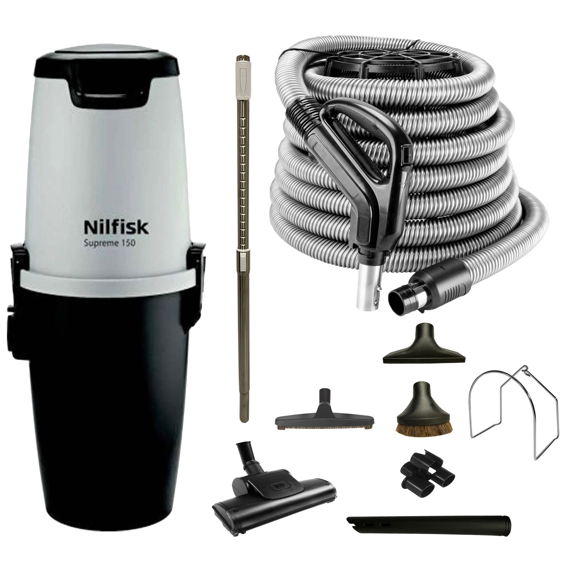 Nilfisk Supreme 150 Central Vacuum with Standard Air Package - Black