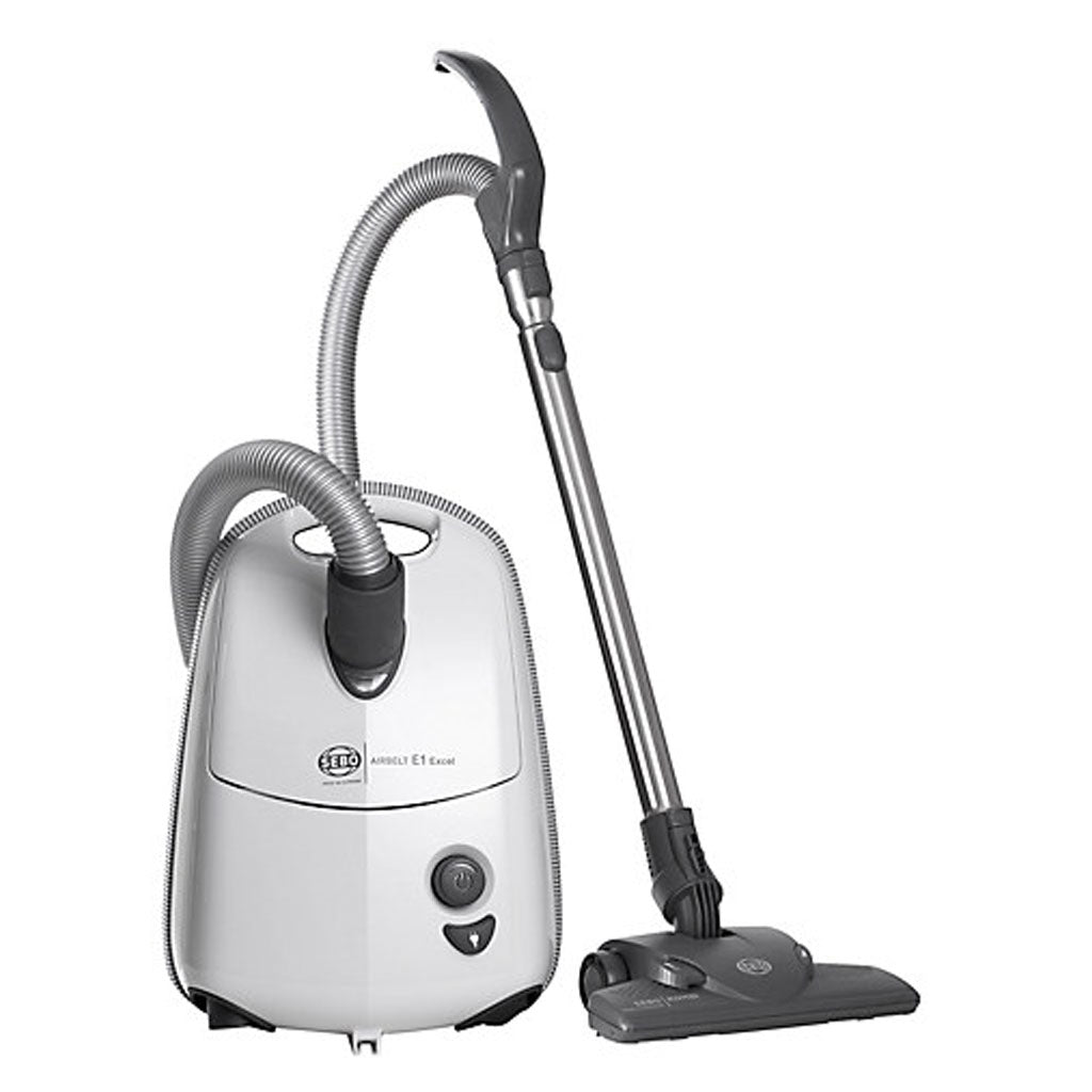 SEBO E1 Turbo Canister Vacuum - White