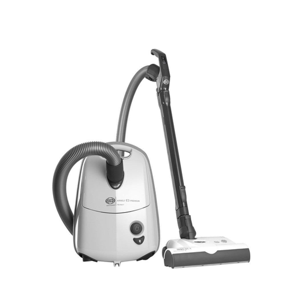 SEBO E3 Canister Vacuum - White